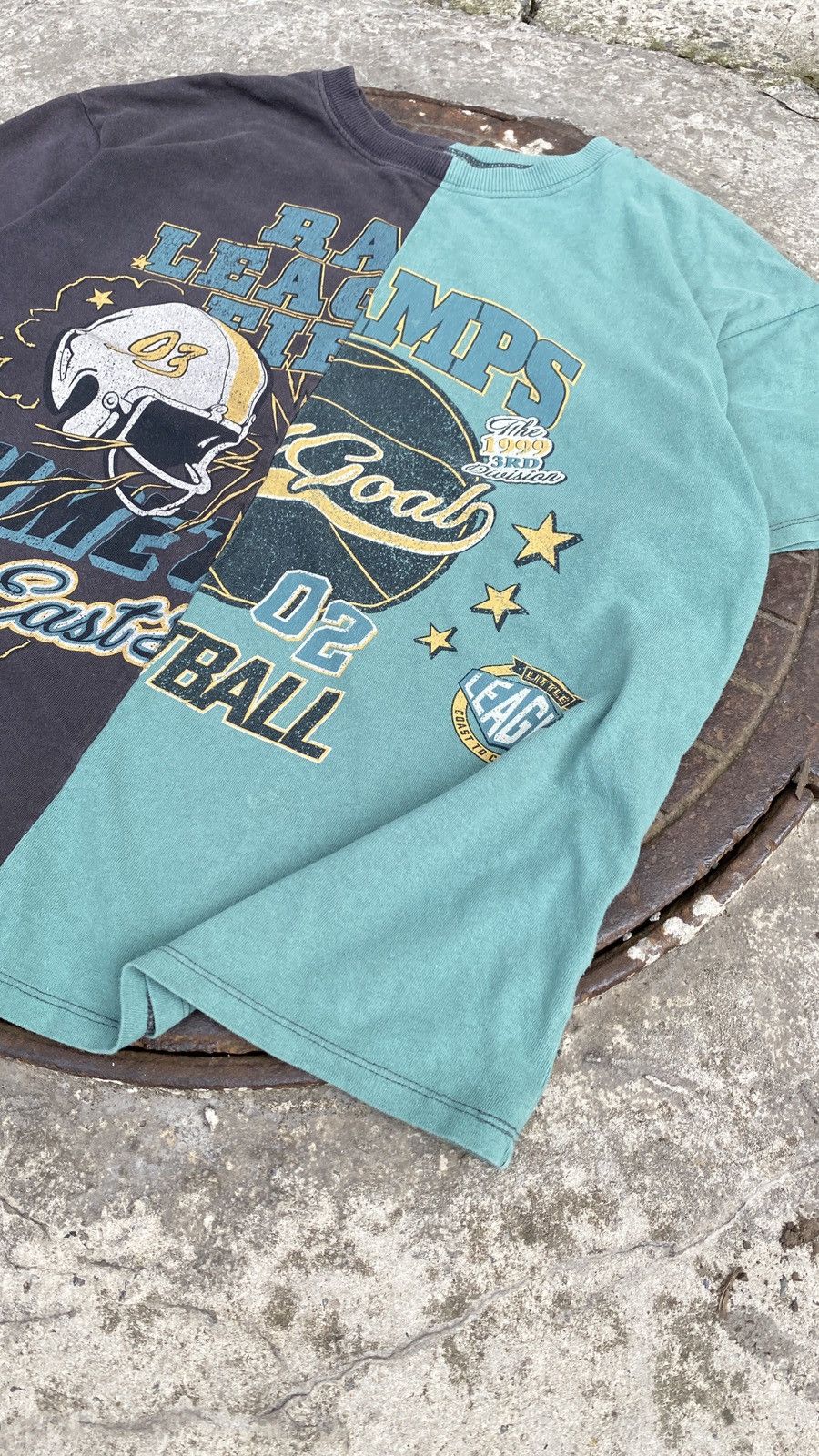 Vintage Vintage Varsity Football Baseball Cropped T Shirt Size US S / EU 44-46 / 1 - 6 Thumbnail