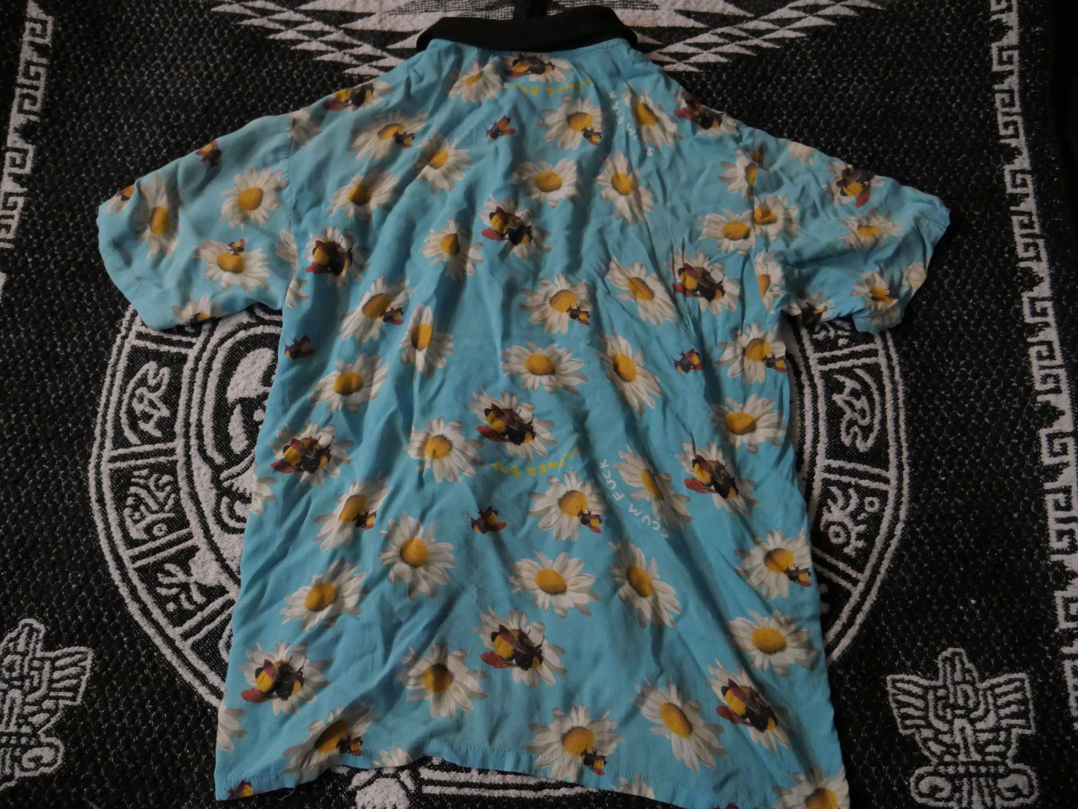 Golf Wang Golf Wang Flower Boy Button Up (Blue) Size US M / EU 48-50 / 2 - 7 Thumbnail