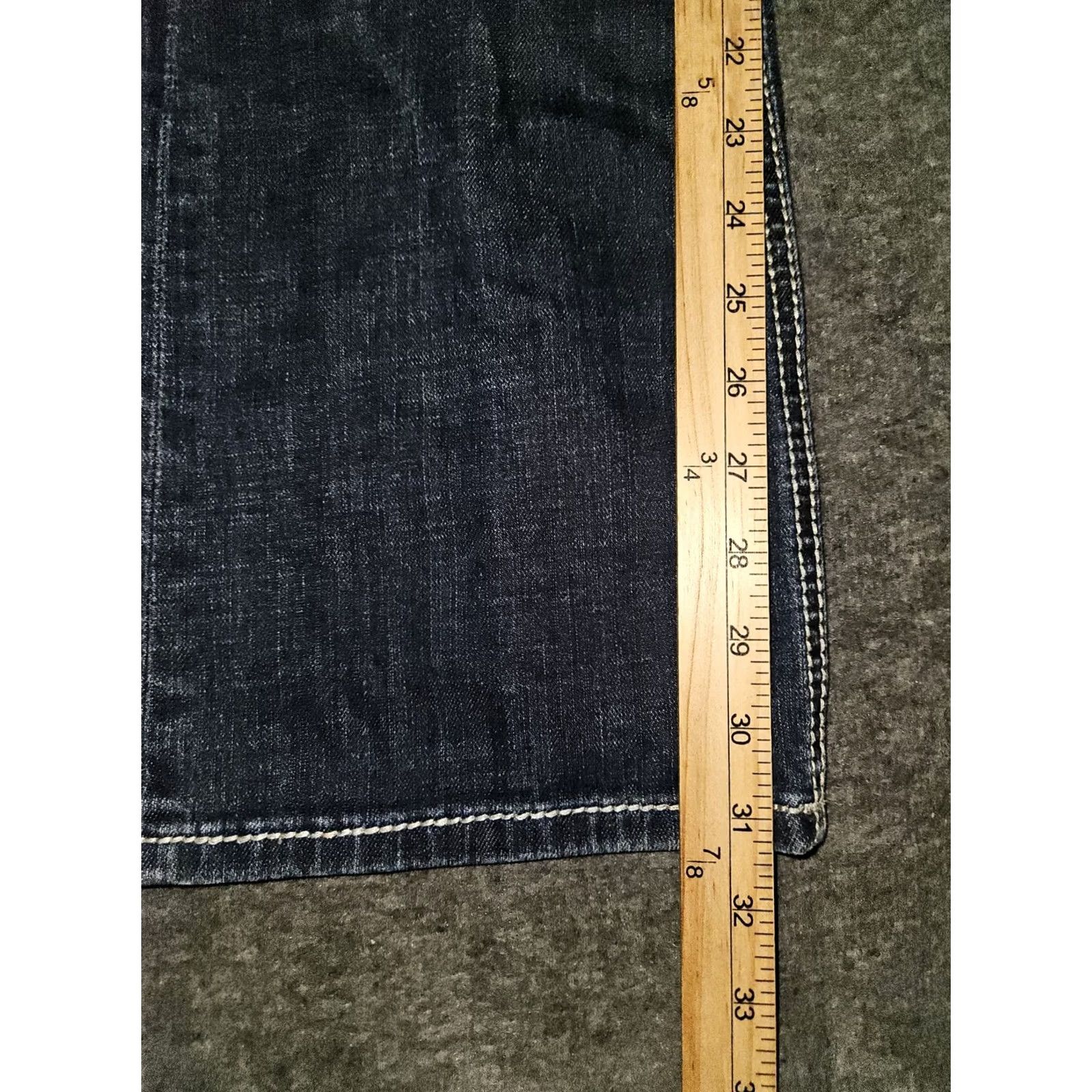 Vintage VINTAGE Rock And Roll Cowgirl Jeans Bootcut Women's 26x34 Blue Embroidered Logo Low Rise Denim Size 26" / US 2 / IT 38 - 7 Thumbnail