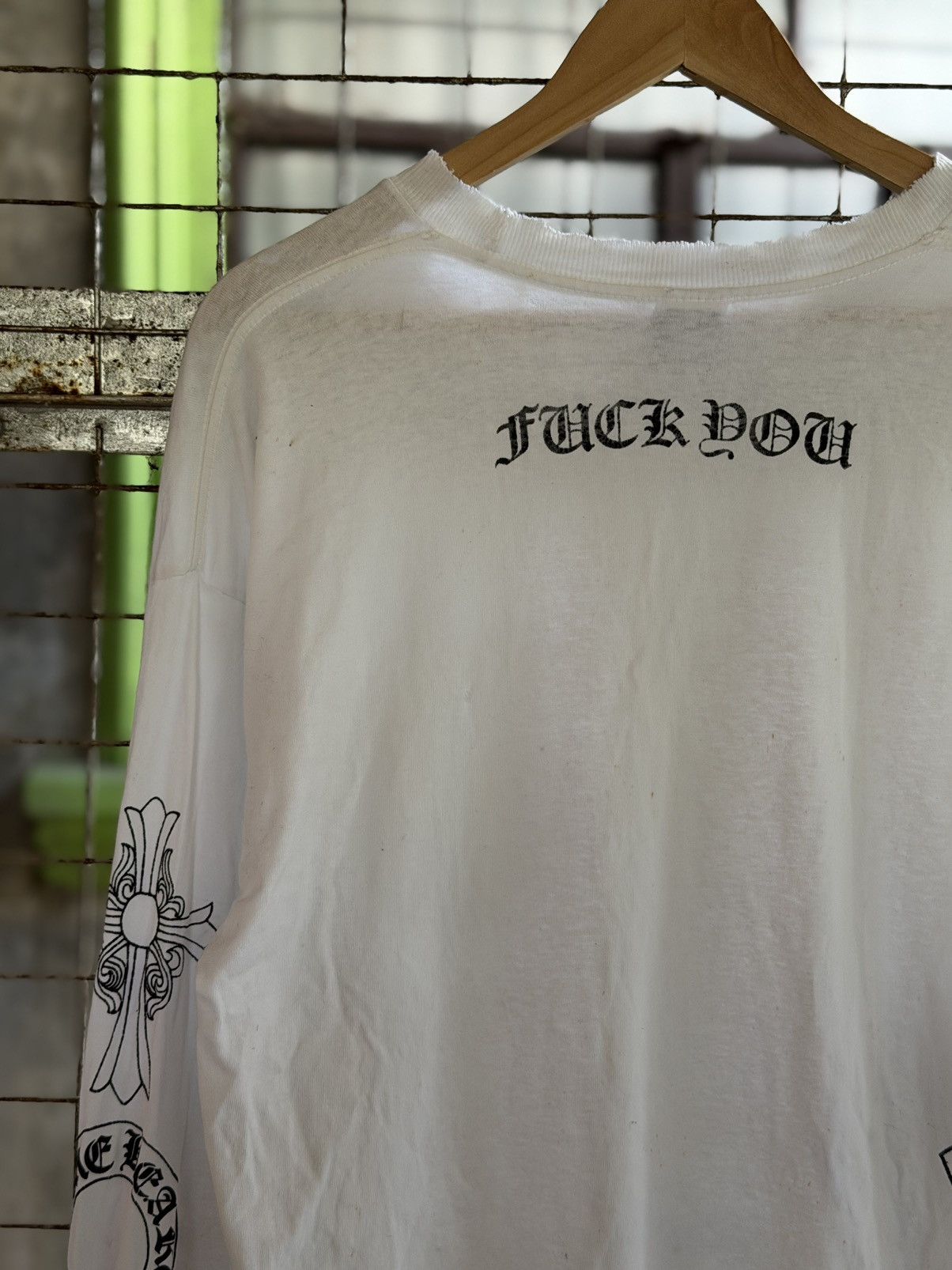 Chrome Hearts OG SOAP N WATER - THRASHED! 2000s TATTOO ARM Size US L / EU 52-54 / 3 - 8 Thumbnail