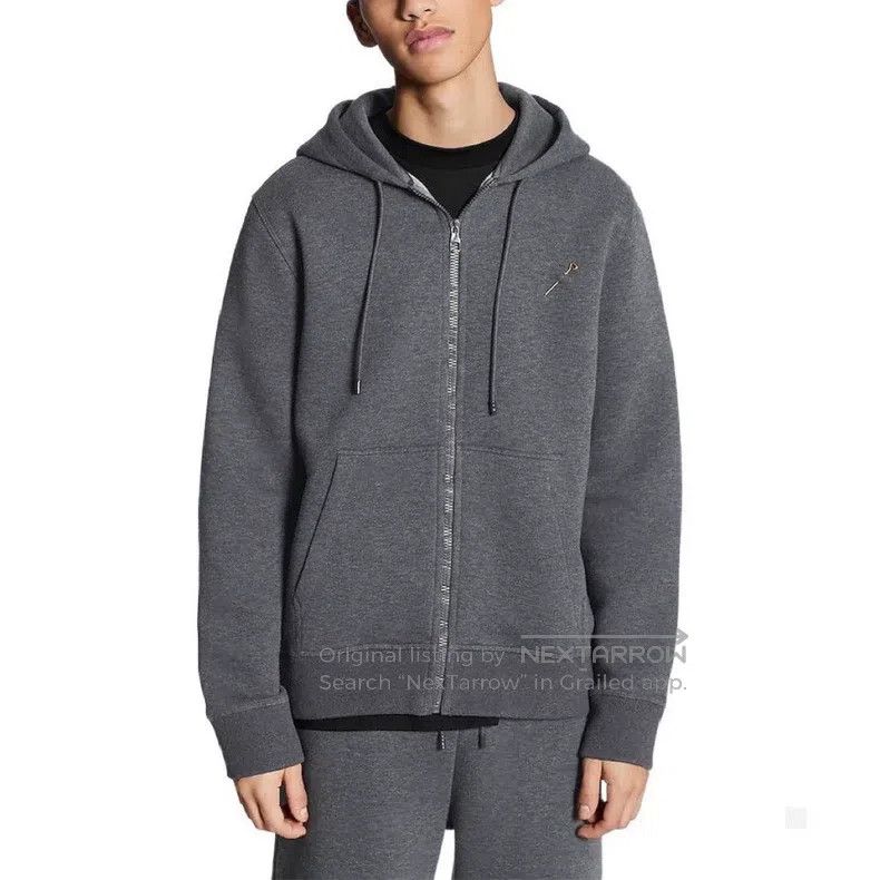 Louis Vuitton Louis Vuitton SS23 Solid Graphic Printed Zip Hooded Drawst Size US L / EU 52-54 / 3 - 9 Thumbnail