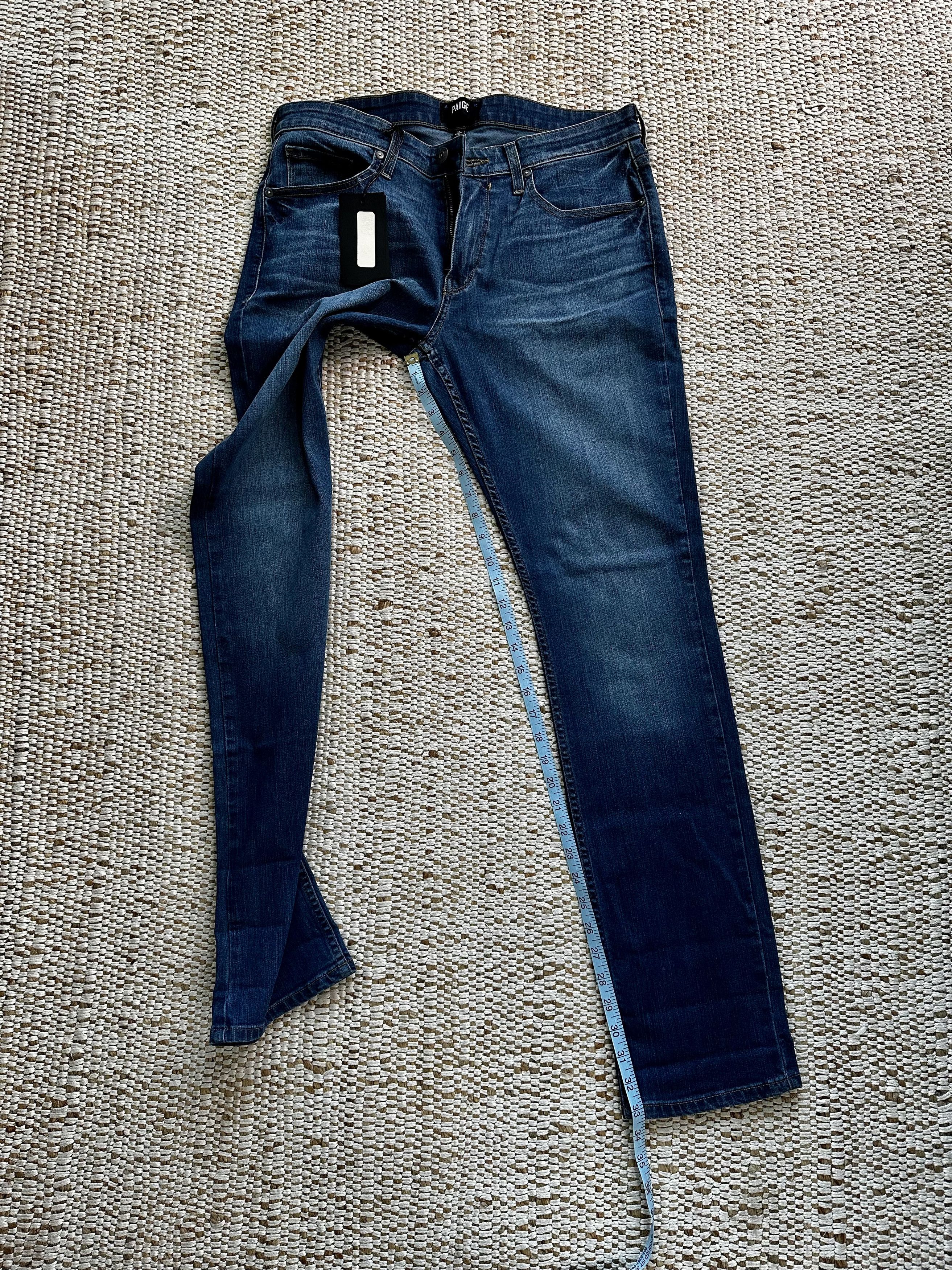 Paige Paige Federal Slim Fit Denim Size US 32 / EU 48 - 3 Thumbnail