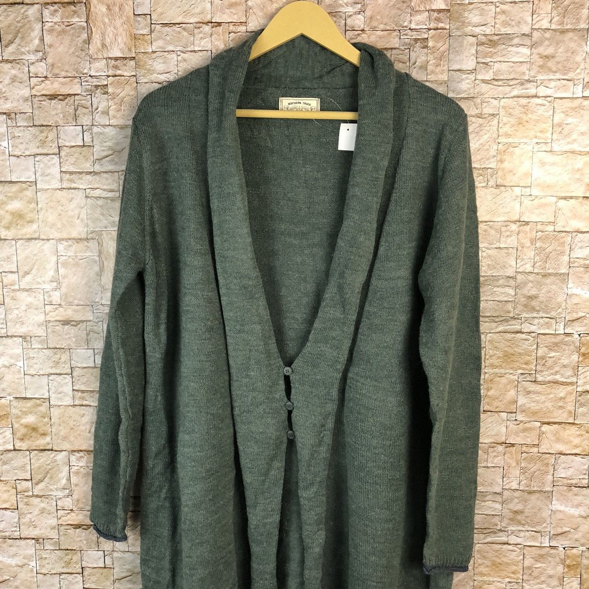 Japanese Brand Northen Truck Green Cardigan Knitwear #A813 Size M / US 6-8 / IT 42-44 - 2 Thumbnail