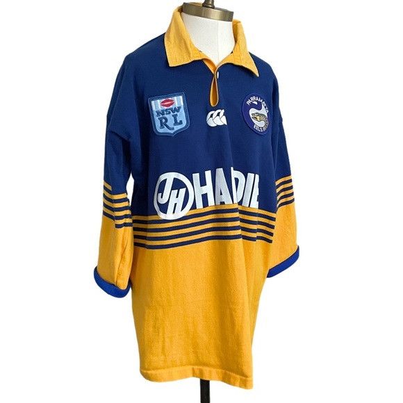 Vintage Parramatta Eels Australian Rugby Jersey XXL 🇦🇺 Grailed