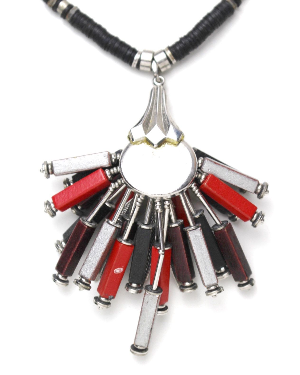 Hysteric Glamour 2000S JAPANESE MADE BLACK & RED NEBULA RAYS NECKLACE Size ONE SIZE - 4 Thumbnail