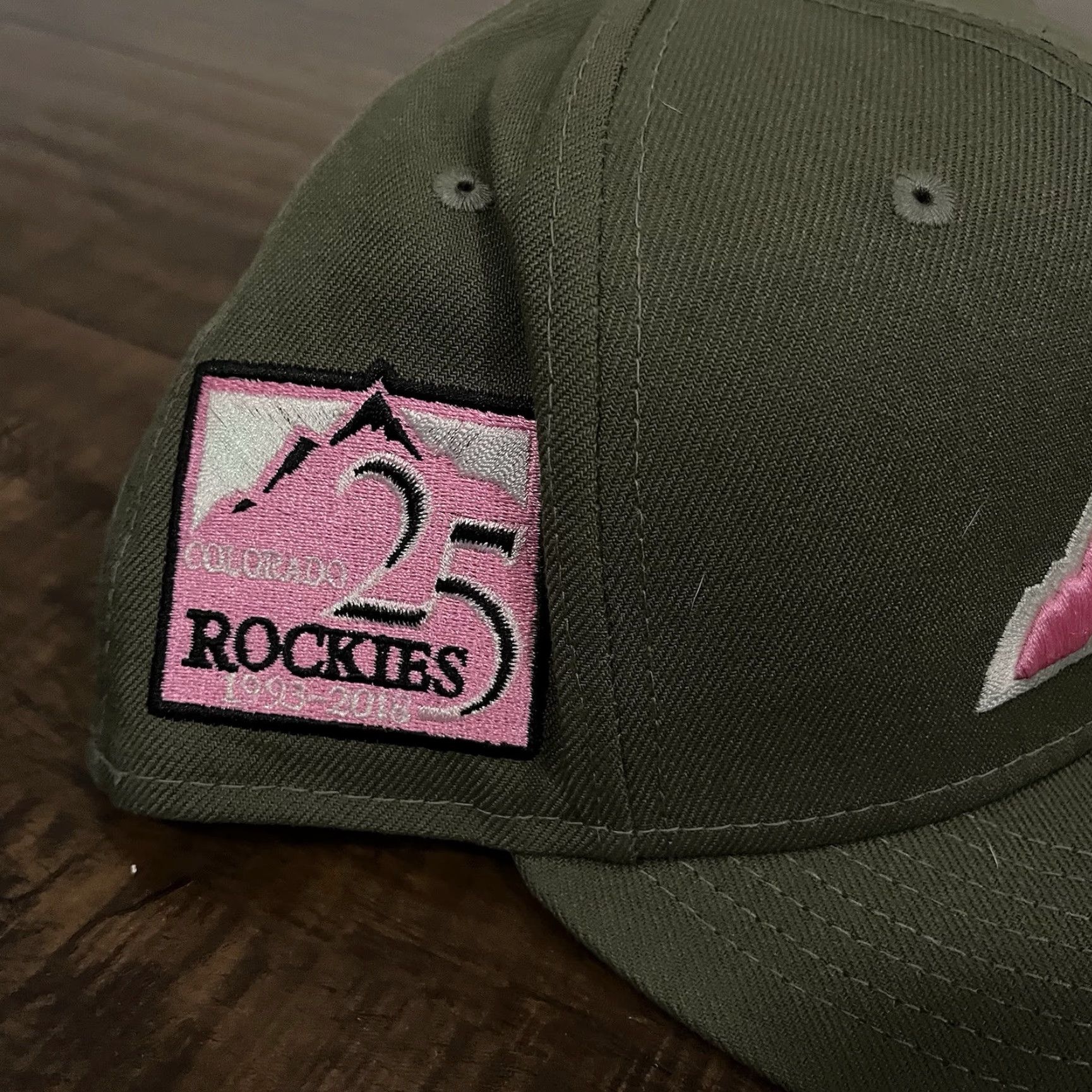 New Era NEW ERA Baseball Cap Colorado Rockies Green UV Sz 7 5/8 Mens Size ONE SIZE - 3 Thumbnail