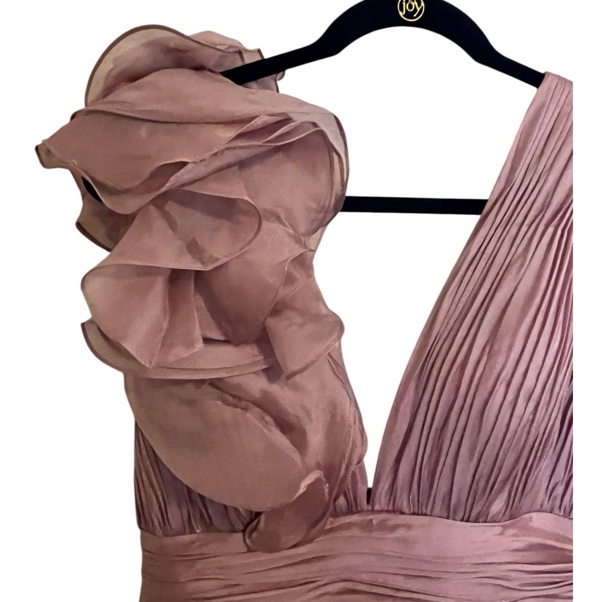 Mac Duggal Mac Duggle Pink Chiffon A-Line Midi Cocktail Dress Size 8 Size M / US 6-8 / IT 42-44 - 5 Thumbnail