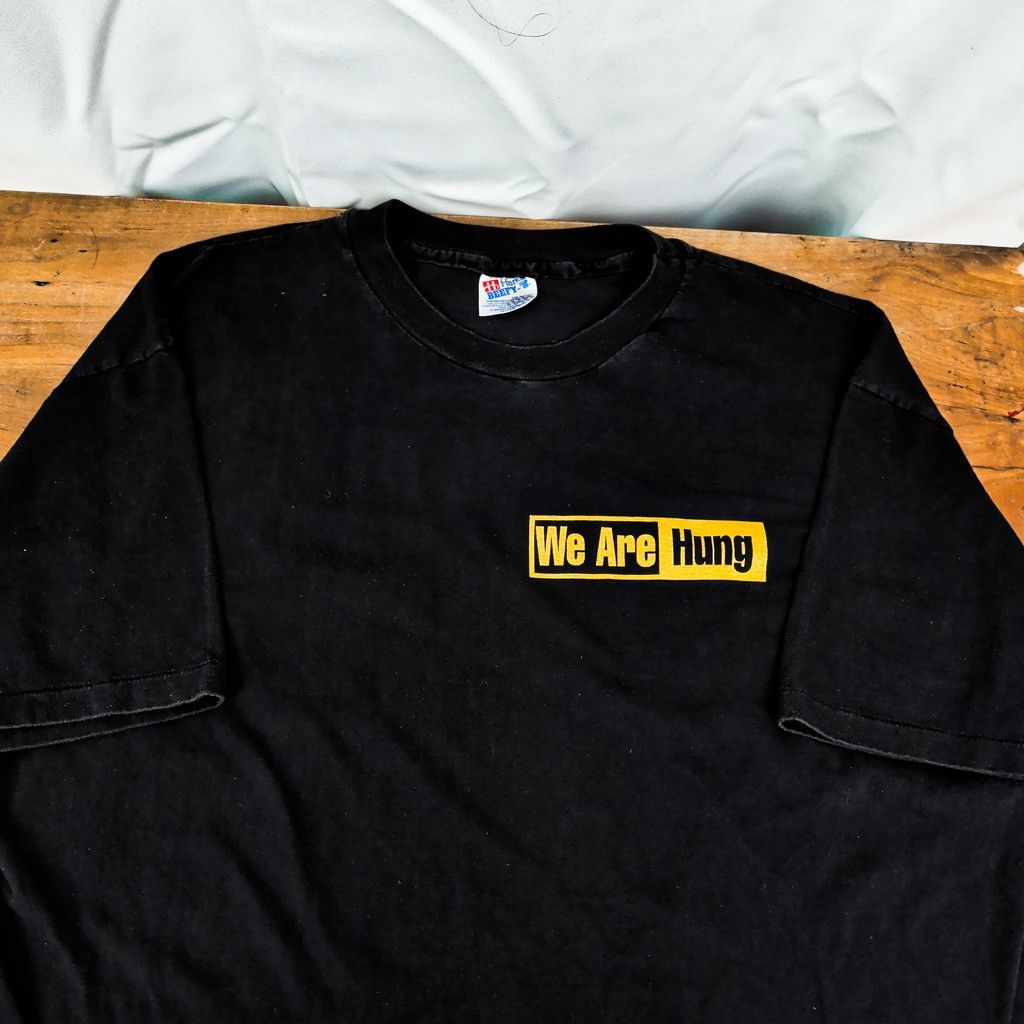 Hanes USA Made Single Stitch "We Are Hung" Pipe Company Humor T Size US XXL / EU 58 / 5 - 1 Thumbnail