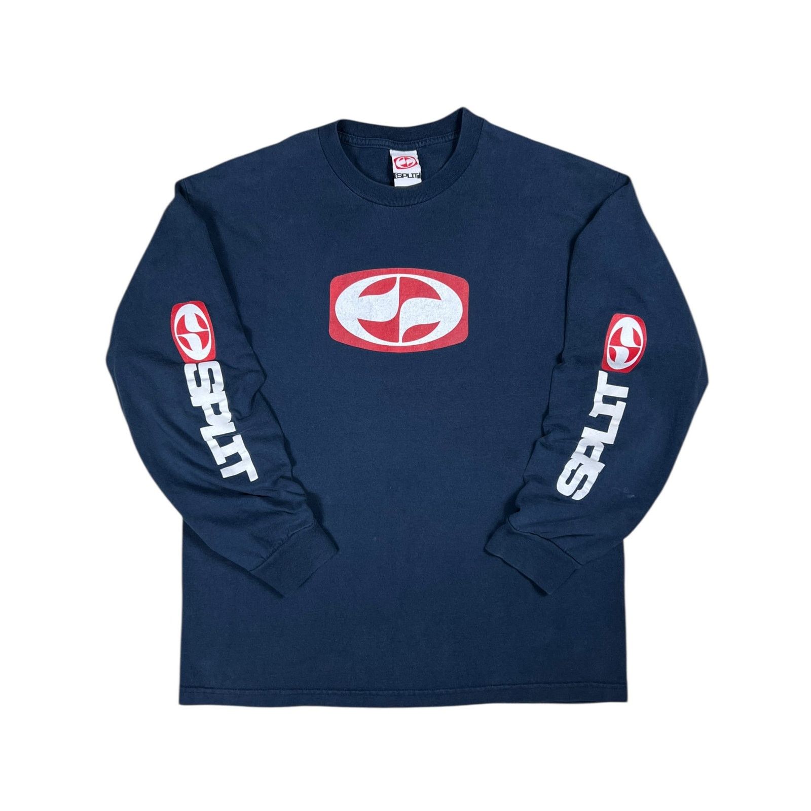 Split × Vintage Vintage 90s Split Skateboards long sleeve print 