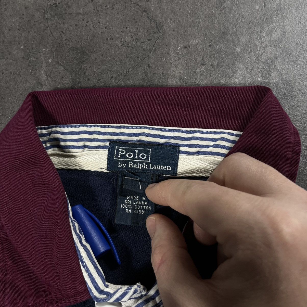 Polo Ralph Lauren Polo Ralph Lauren 00s Vintage Striped Rugby Polo Tshirt Tee Size US S / EU 44-46 / 1 - 8 Thumbnail
