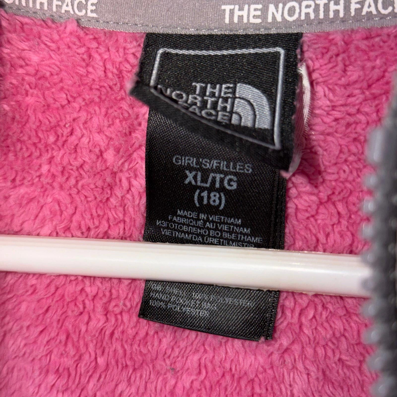 The North Face The North Face Girls' Pink Fleece Jacket XL (18) Size XL / US 12-14 / IT 48-50 - 6 Thumbnail