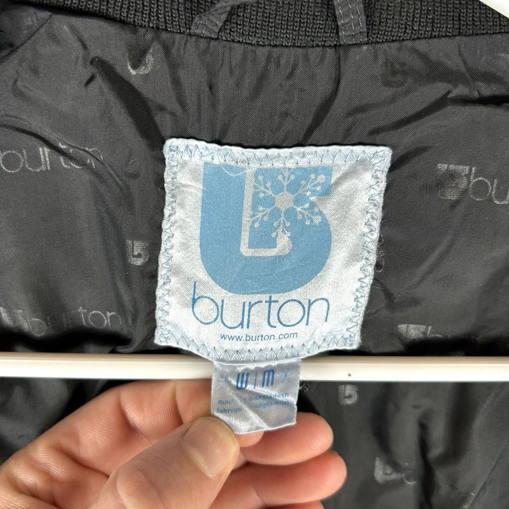 Burton Burton Puffer Quilted Jacket Ladies Teens Medium Black Pockets Full Zip Casual Size M / US 6-8 / IT 42-44 - 4 Thumbnail
