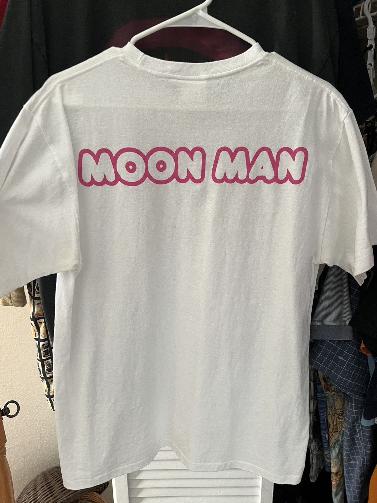 Bape × Kid Cudi White BAPE baby Milo x Kid Cudi Moonman sz LARGE Size US L / EU 52-54 / 3 - 2 Thumbnail
