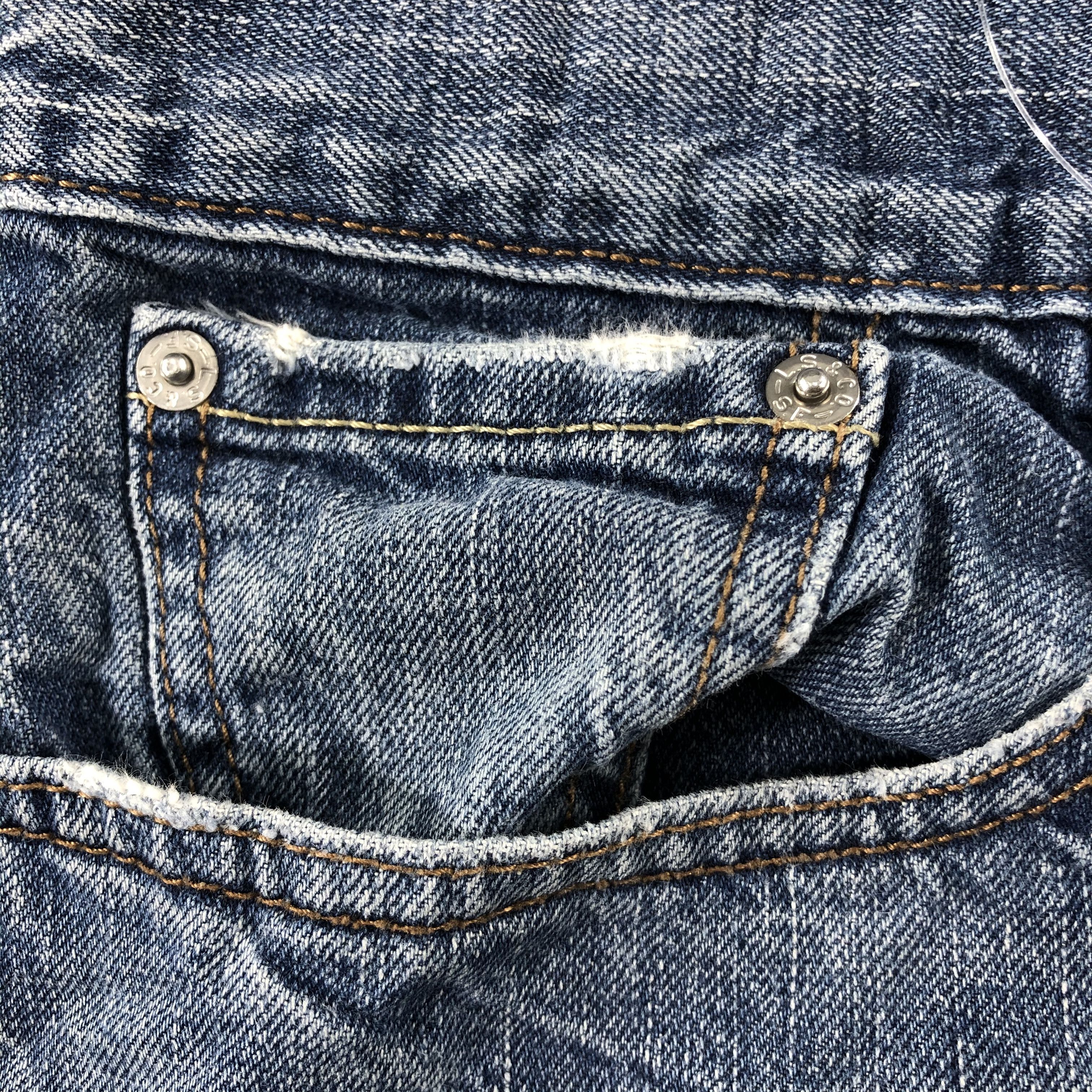 Levi's 90s Vintage Blue Wash Levis 527 Flare Jeans-J2674 Size US 34 / EU 50 - 9 Thumbnail