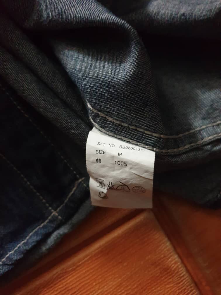 RAGEBLUE RAGEBLUE Japanese brand denim 3 Quater Western shirt Size US M / EU 48-50 / 2 - 3 Thumbnail