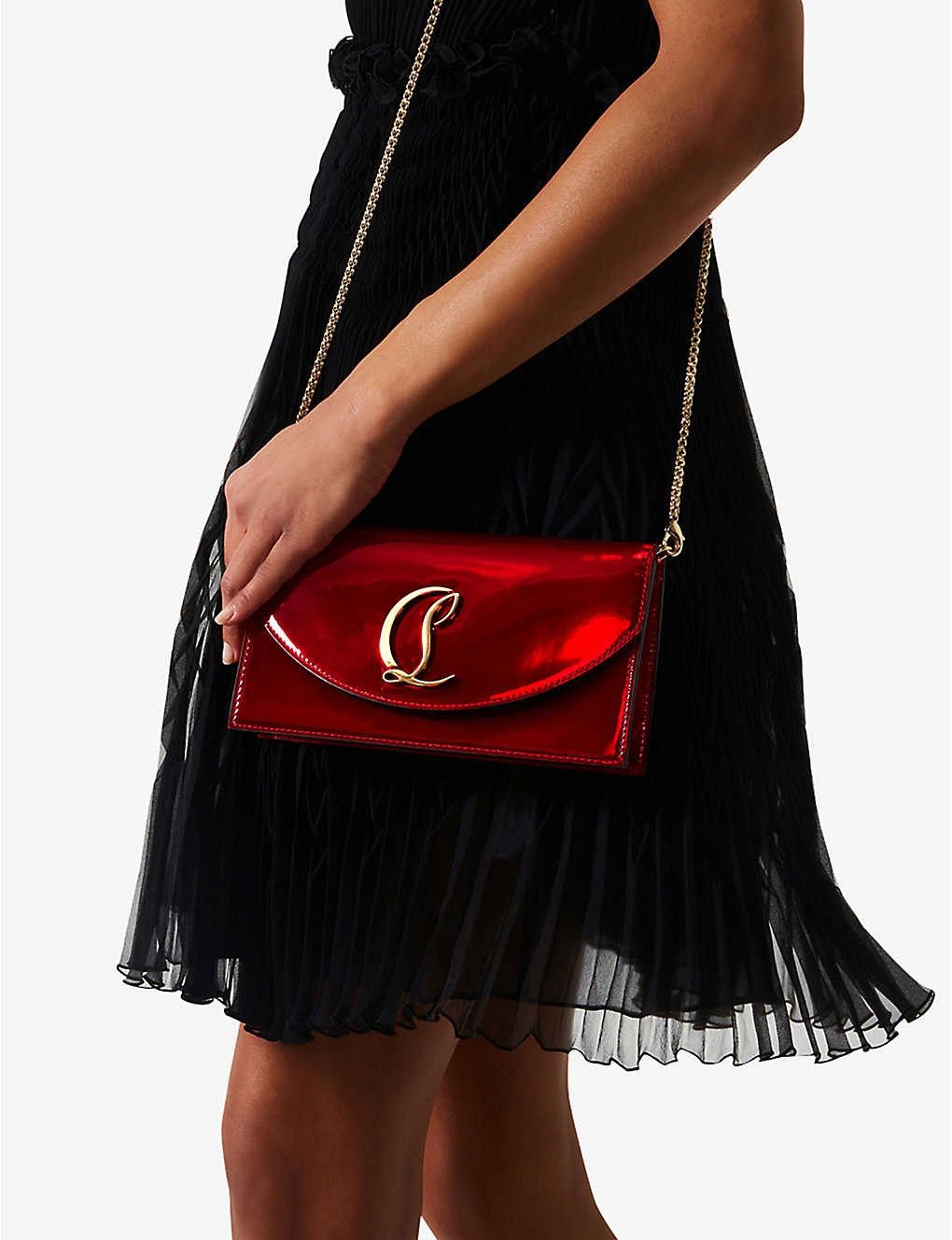 Christian Louboutin o1s1wg110125 Size:OS/ Loubi 54 Clutch Bag in Red Size ONE SIZE - 5 Thumbnail