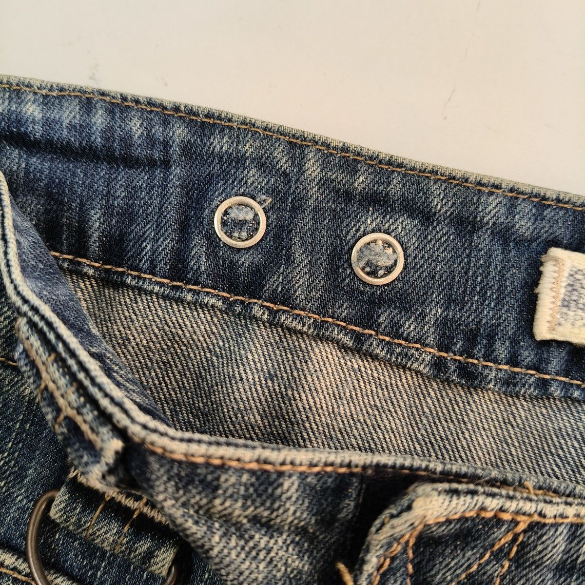 Express Vintage Y2K Express Bush Pant Flare Denim Zip Ankle Size US 29 - 11 Thumbnail