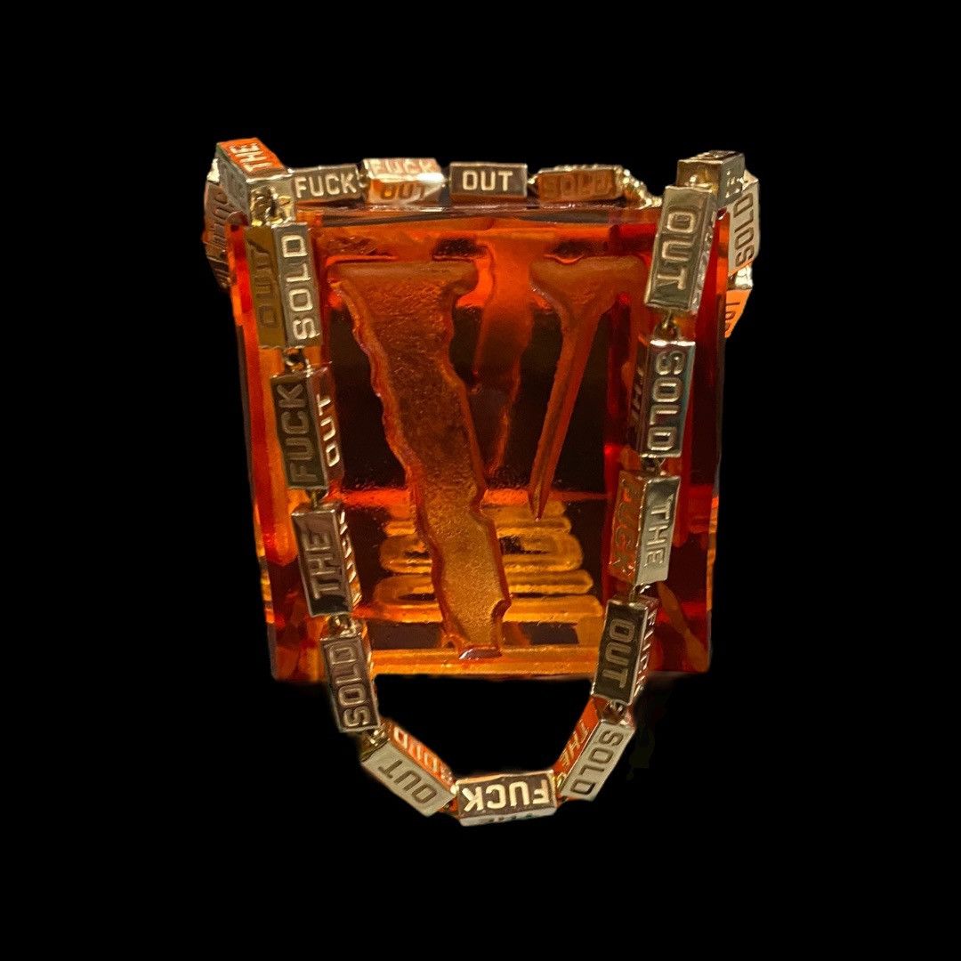 Vlone Vlone STFO Solid 14K Gold Necklace Size ONE SIZE - 1 Thumbnail