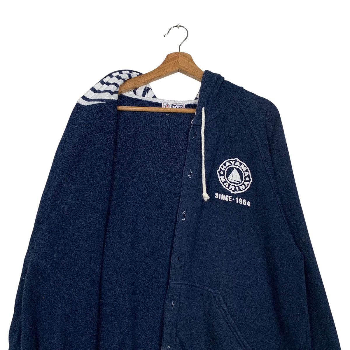 Japanese Brand HAYAMA MARINA Yacht Club Varsity Hoodies #2234-C99 Size US M / EU 48-50 / 2 - 11 Thumbnail