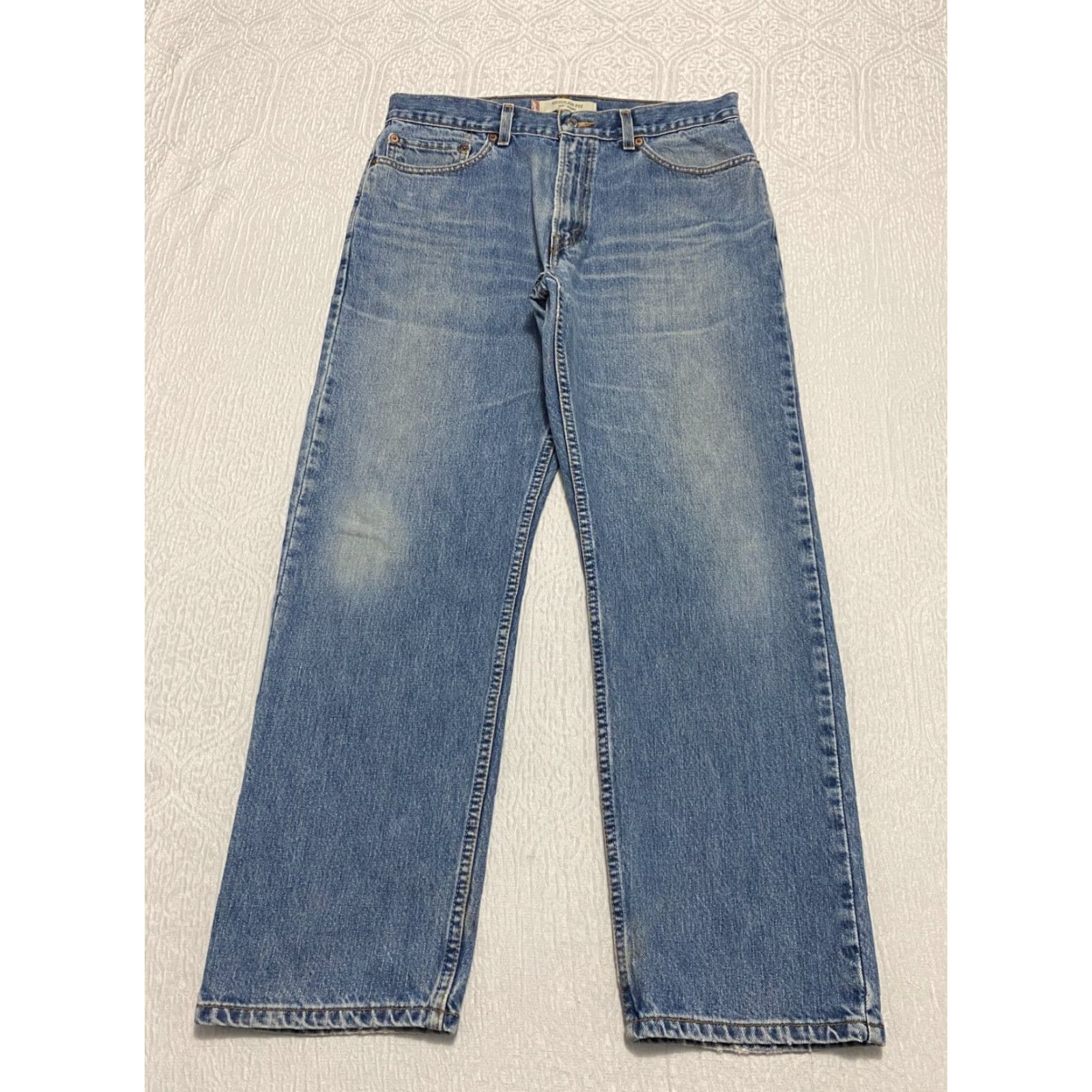Levi's VINTAGE Levi's 505 Jeans Mens Regular Fit 34x30 Blue Denim 90s Straight 5-Pocket Design Blue Jeans Mens Regular Size US 34 / EU 50 - 2 Thumbnail
