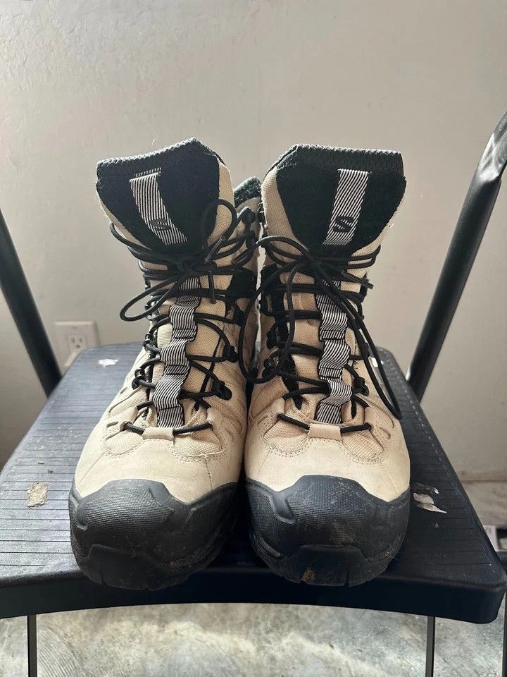 Salomon salomon advanced gortex boots in beige xt quest Size US 13 / EU 46 - 2 Thumbnail