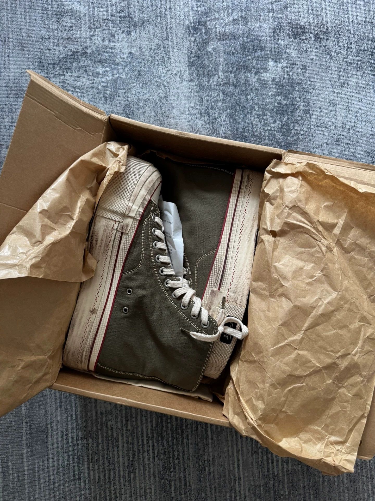 VISVIM 20SS ICT SKAGWAY HI GPATTEN Dye Canvas 9.5