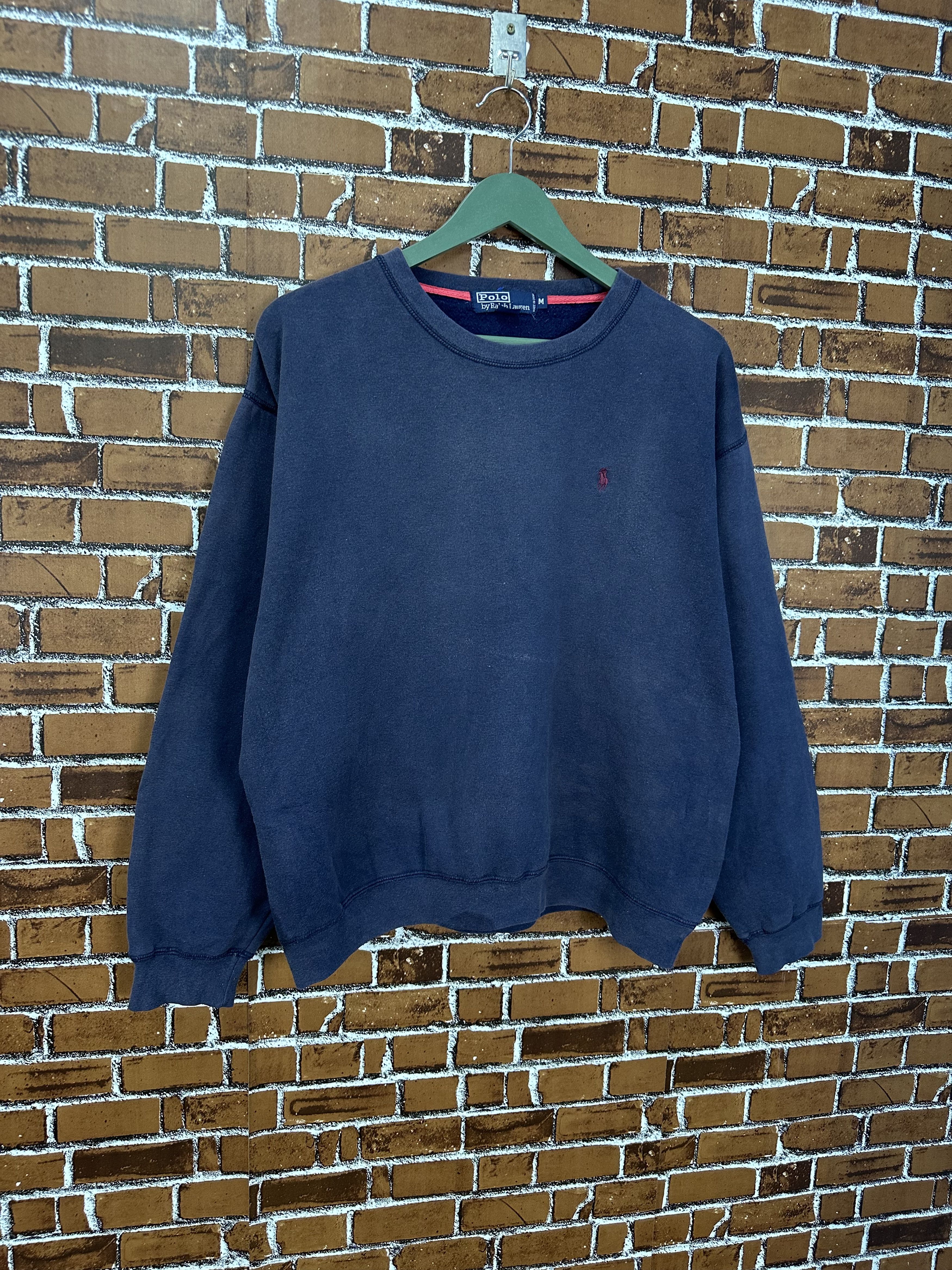Polo Ralph Lauren Vintage Sunfaded Polo Ralph Lauren Sweatshirt Z469 Size US M / EU 48-50 / 2 - 2 Thumbnail