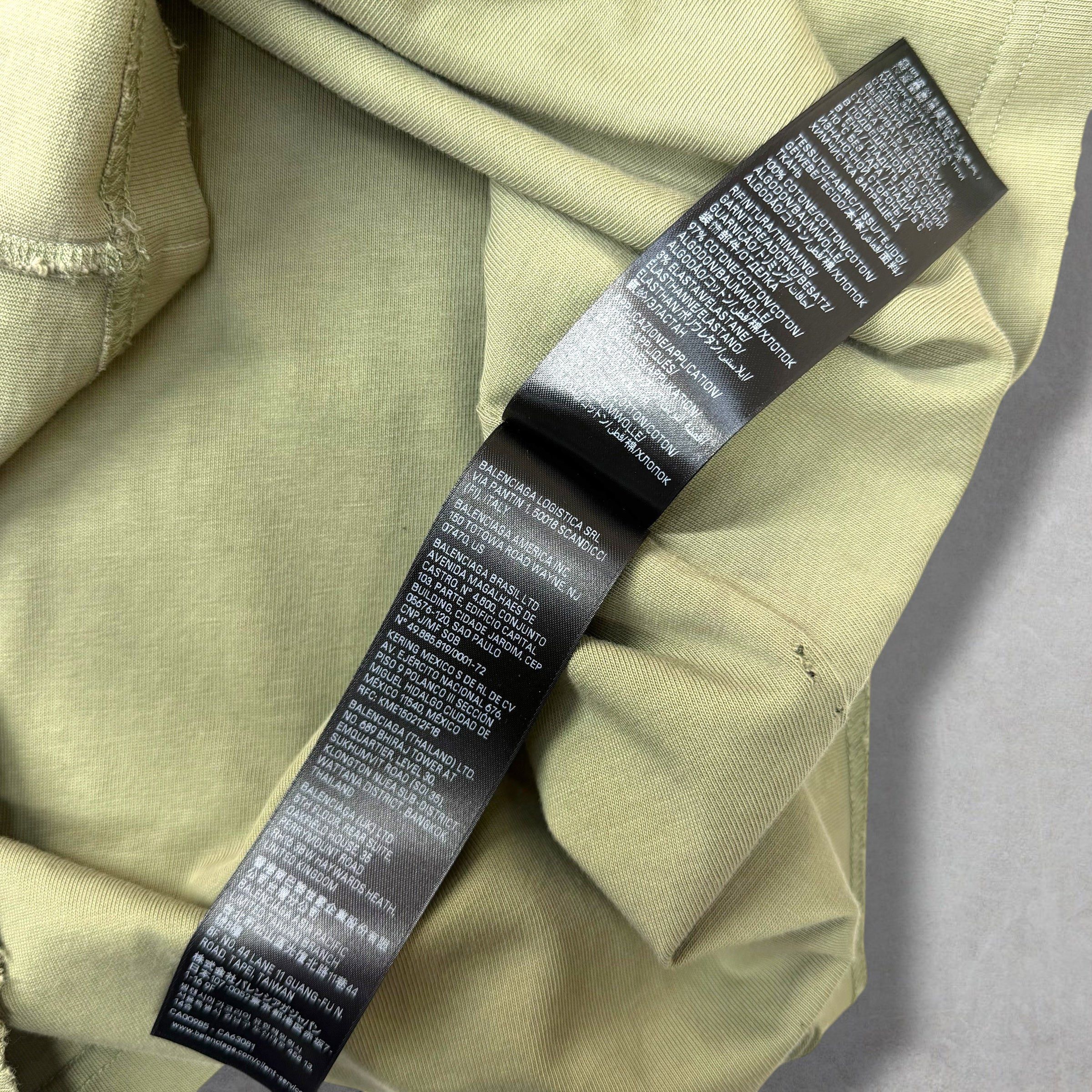 Balenciaga Balenciaga Inside Out Army Green Tee XL Size US XL / EU 56 / 4 - 6 Thumbnail