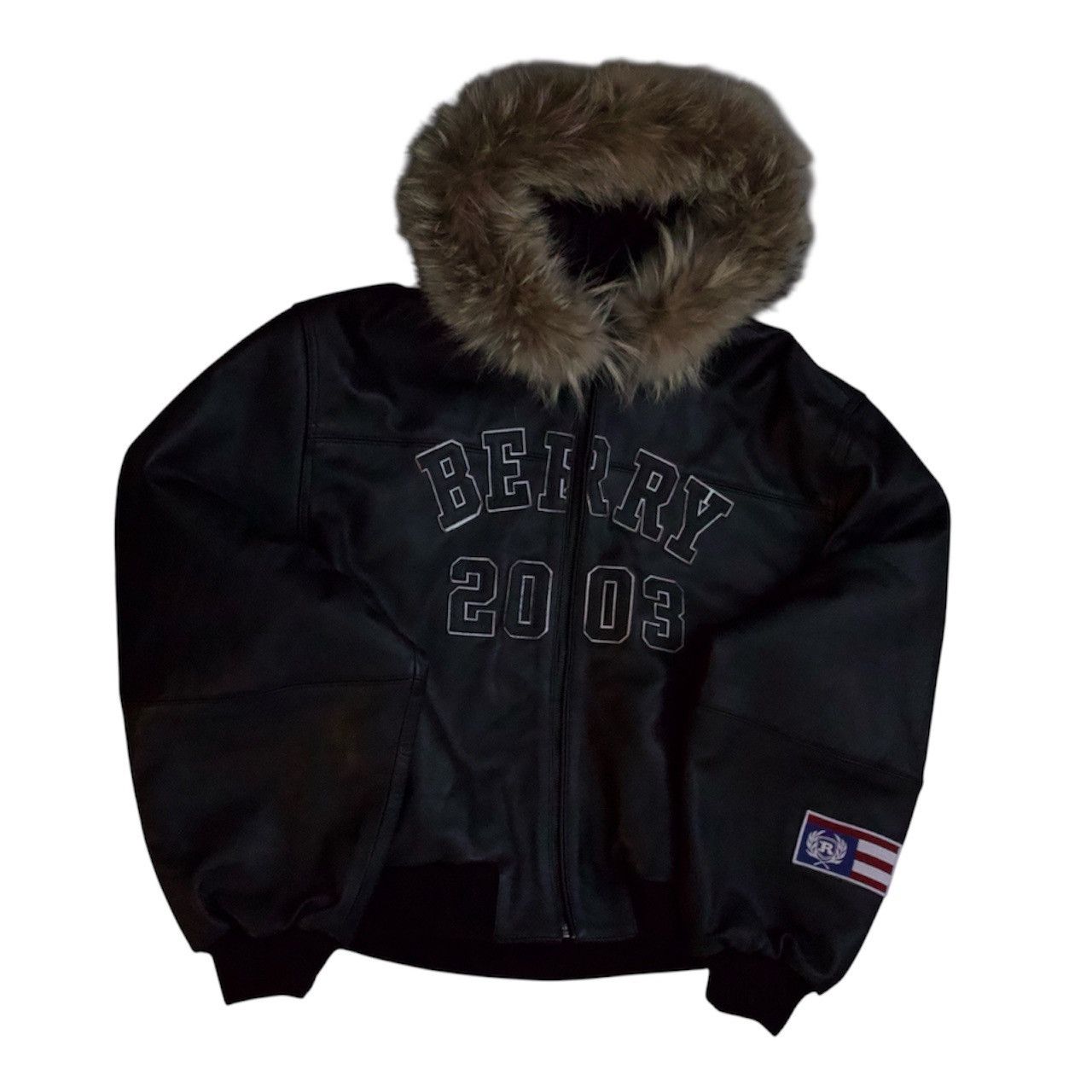 The GV Gallery Berry Fur Leather Jacket Size US L / EU 52-54 / 3 - 1 Thumbnail
