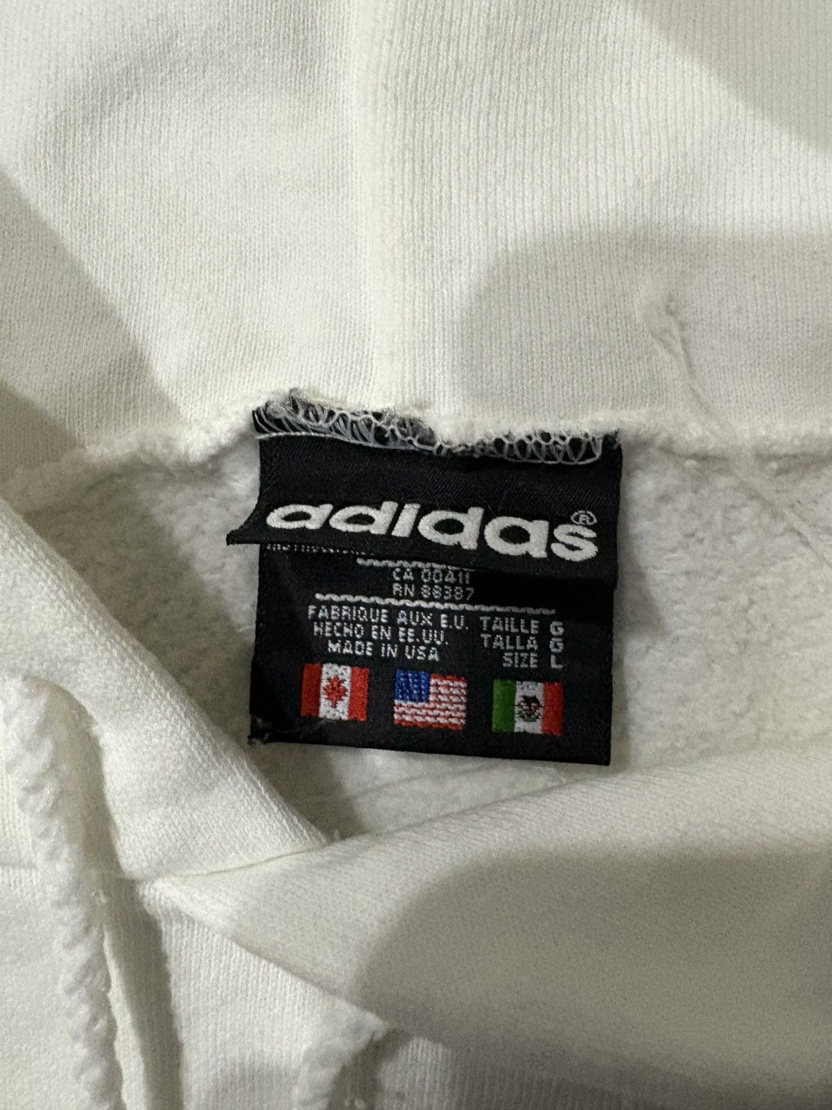 Adidas Adidas Hoodie Size US XXL / EU 58 / 5 - 5 Thumbnail