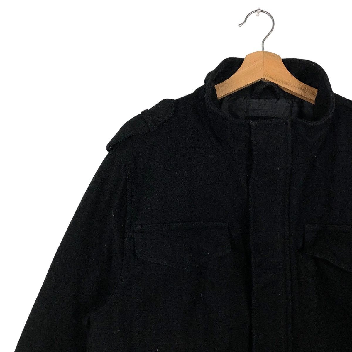 Japanese Brand 🔥90’s Wool Biker Jacket Cargo Inspector Multi Pocket Gap Size US XL / EU 56 / 4 - 5 Thumbnail