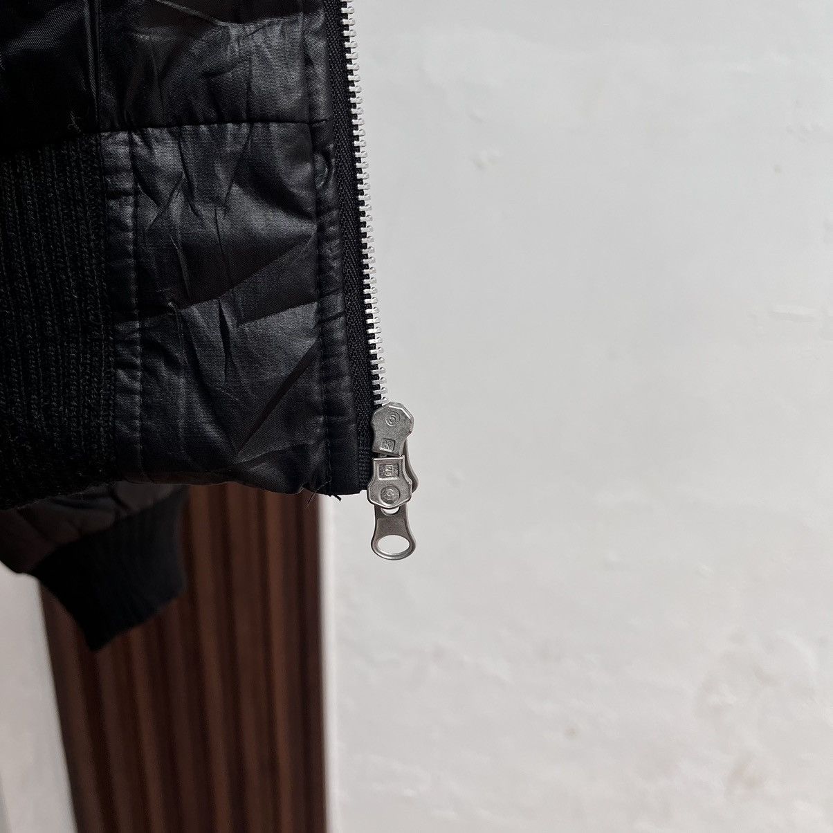 2000s In The attic Japan fur Racoon jacket Black Opium style