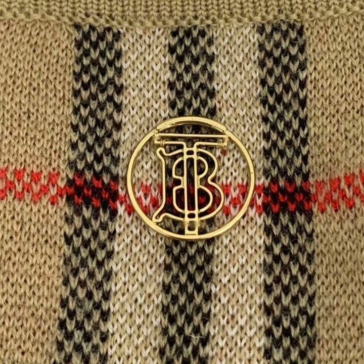 Burberry Burberry Brown Classic Check Wool Polo Shirt Size US S / EU 44-46 / 1 - 5 Thumbnail
