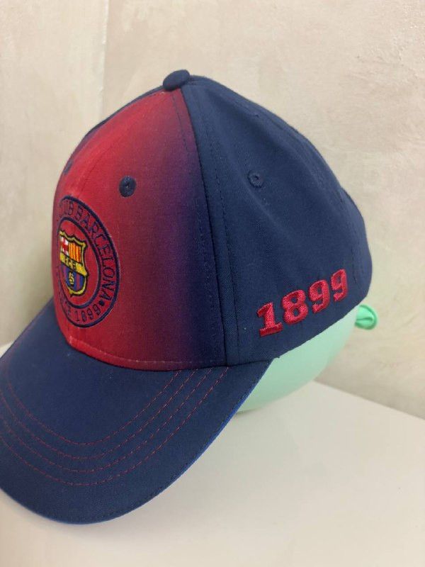 Vintage FCB Football Club Barcelona Barca Cap Hat Blue Red Size ONE SIZE - 8 Thumbnail