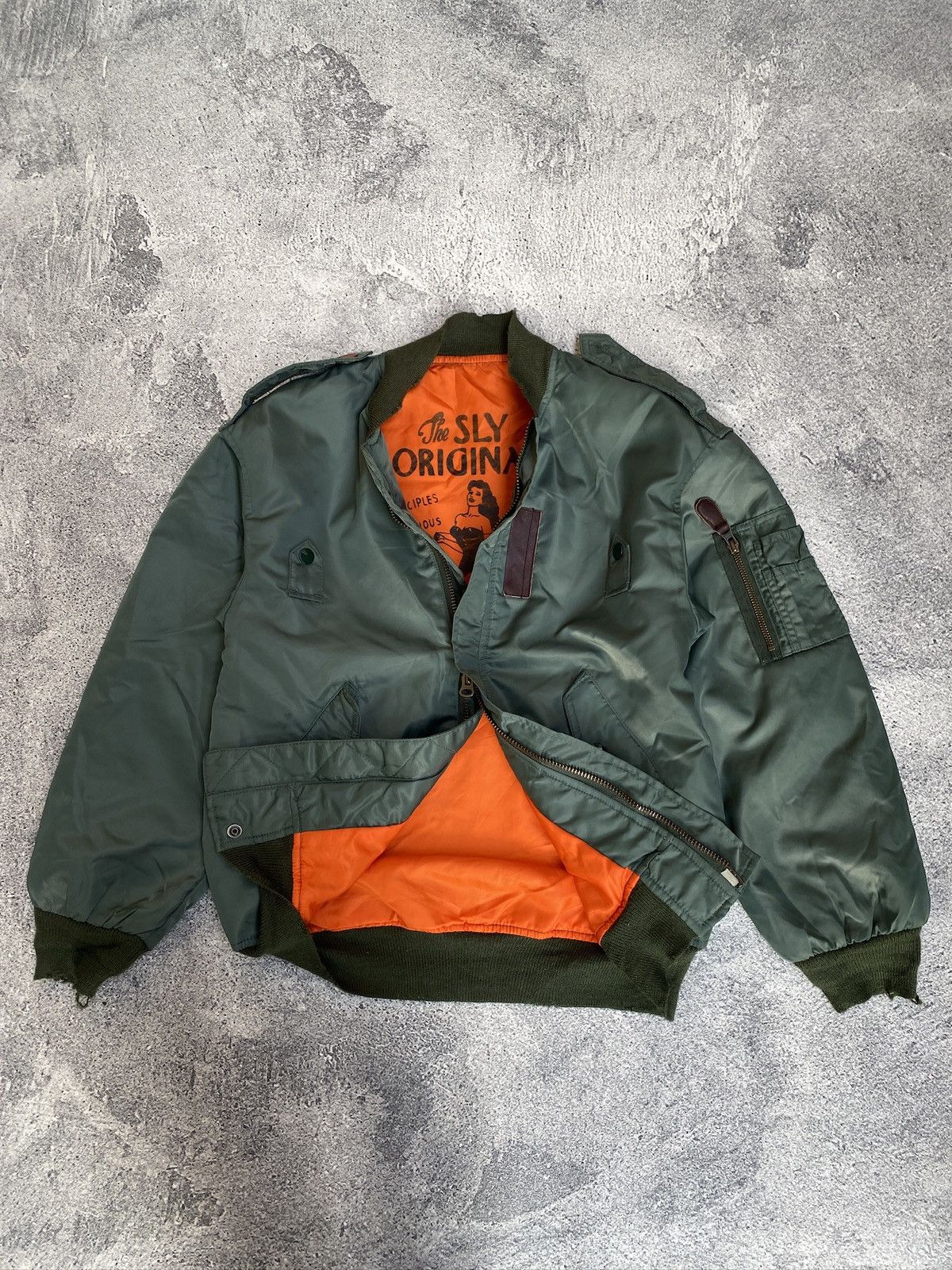 SLY SLY MILITARY FLIGHT BOMBER JACKET Size US M / EU 48-50 / 2 - 2 Thumbnail