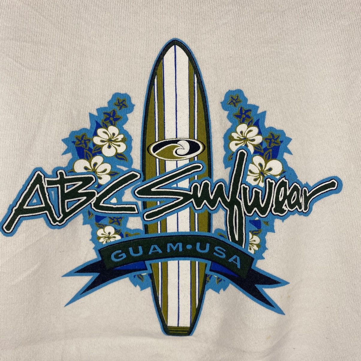 Vintage Vintage 90's ABC SURFWEAR Guam Usa Crewneck Sweatshirt Size US M / EU 48-50 / 2 - 2 Thumbnail