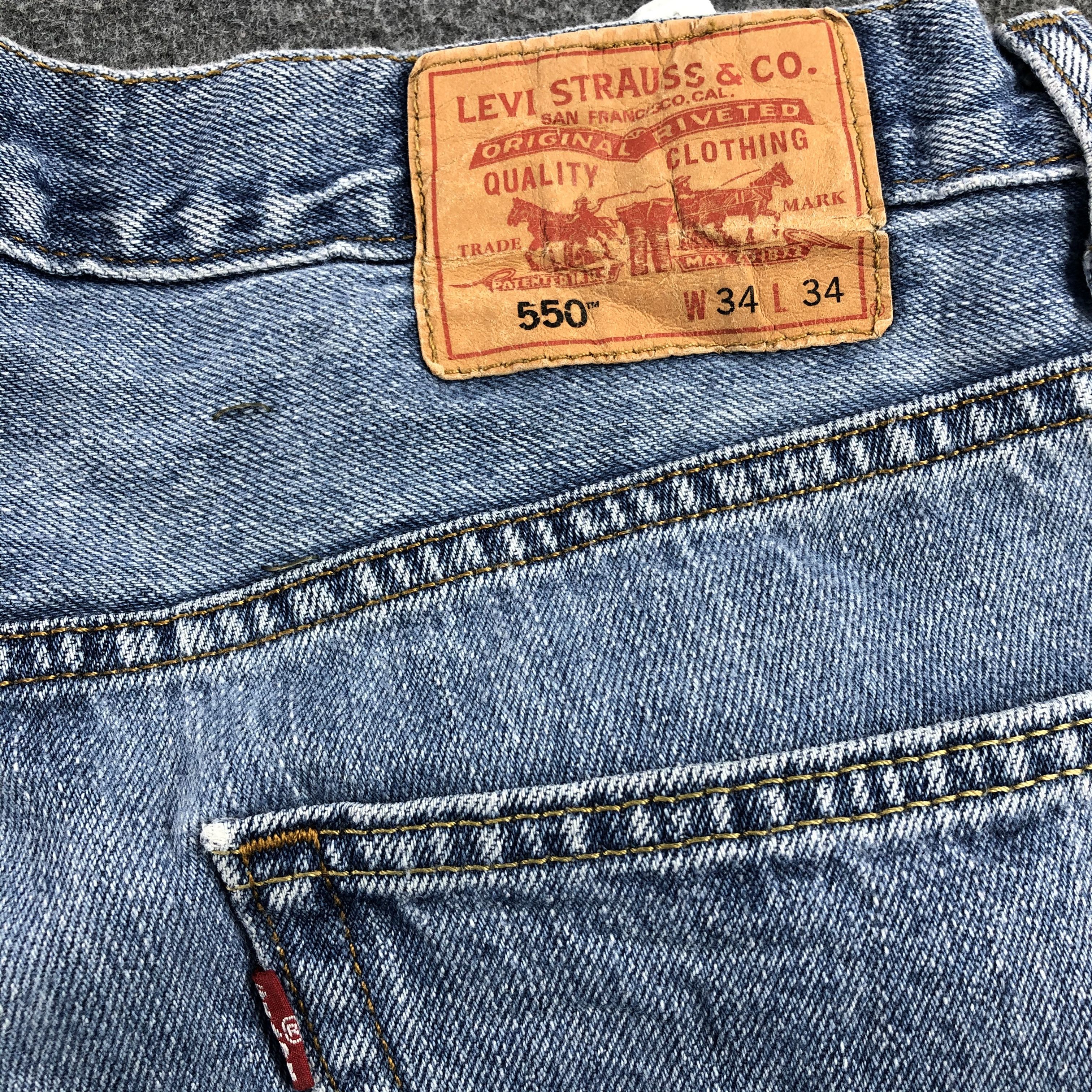 Levi's × Vintage Vintage Blue Wash Levis 550 Jeans-JM1239 Size US 34 / EU 50 - 5 Thumbnail