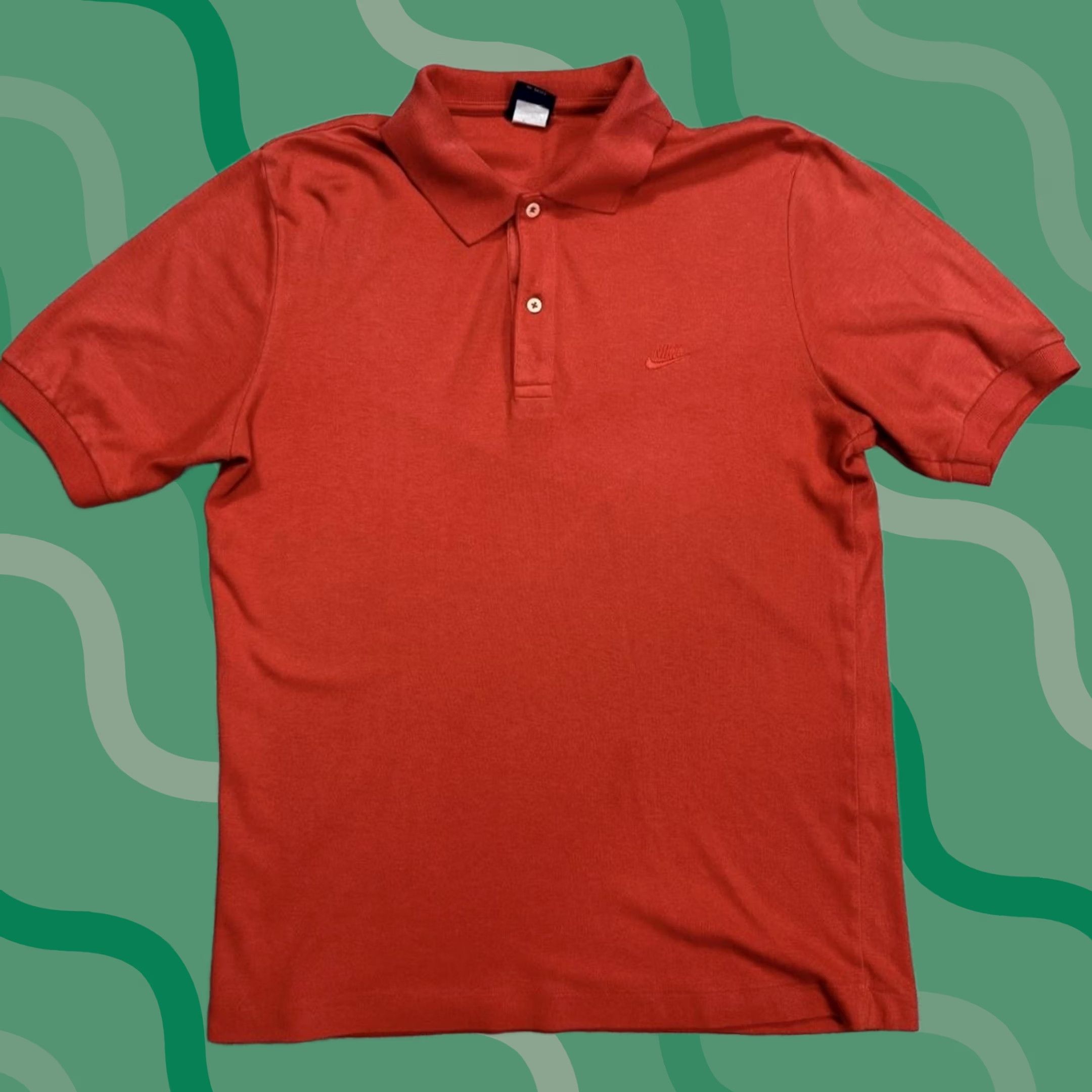 Nike Nike Polo Shirt Mens M Red Embroidered Swoosh Classic Golf Casual 80s 90s Size US M / EU 48-50 / 2 - 1 Thumbnail