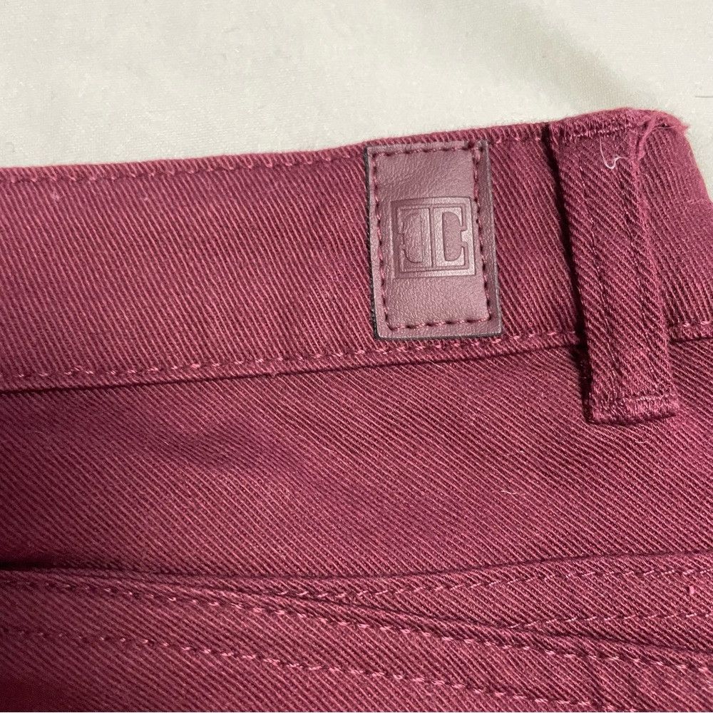 Other Ivanka Trump Maroon Sculpting Mid Rise Skinny Ankle Jean Si Size 36" / US 14 / IT 50 - 8 Thumbnail