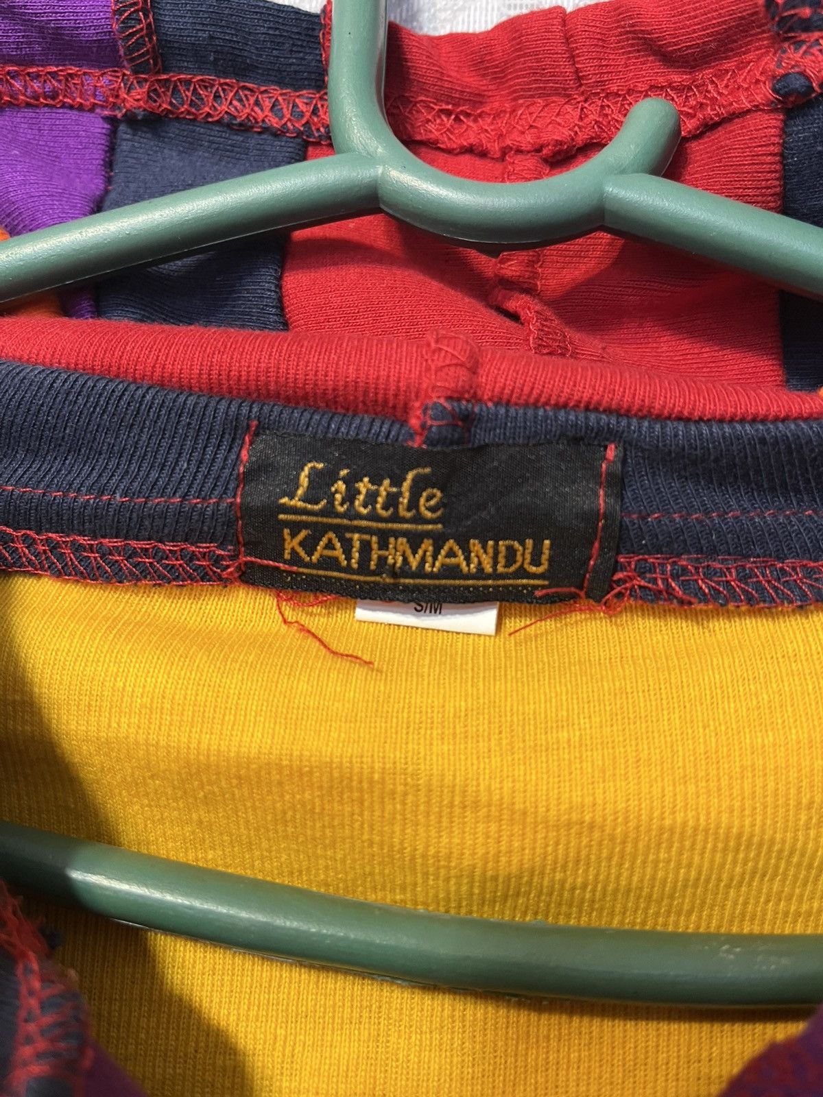Handmade Vintage Little Kathmandu Rainbow Zip Hoodie Y2K Colourful Size S / US 4 / IT 40 - 8 Thumbnail