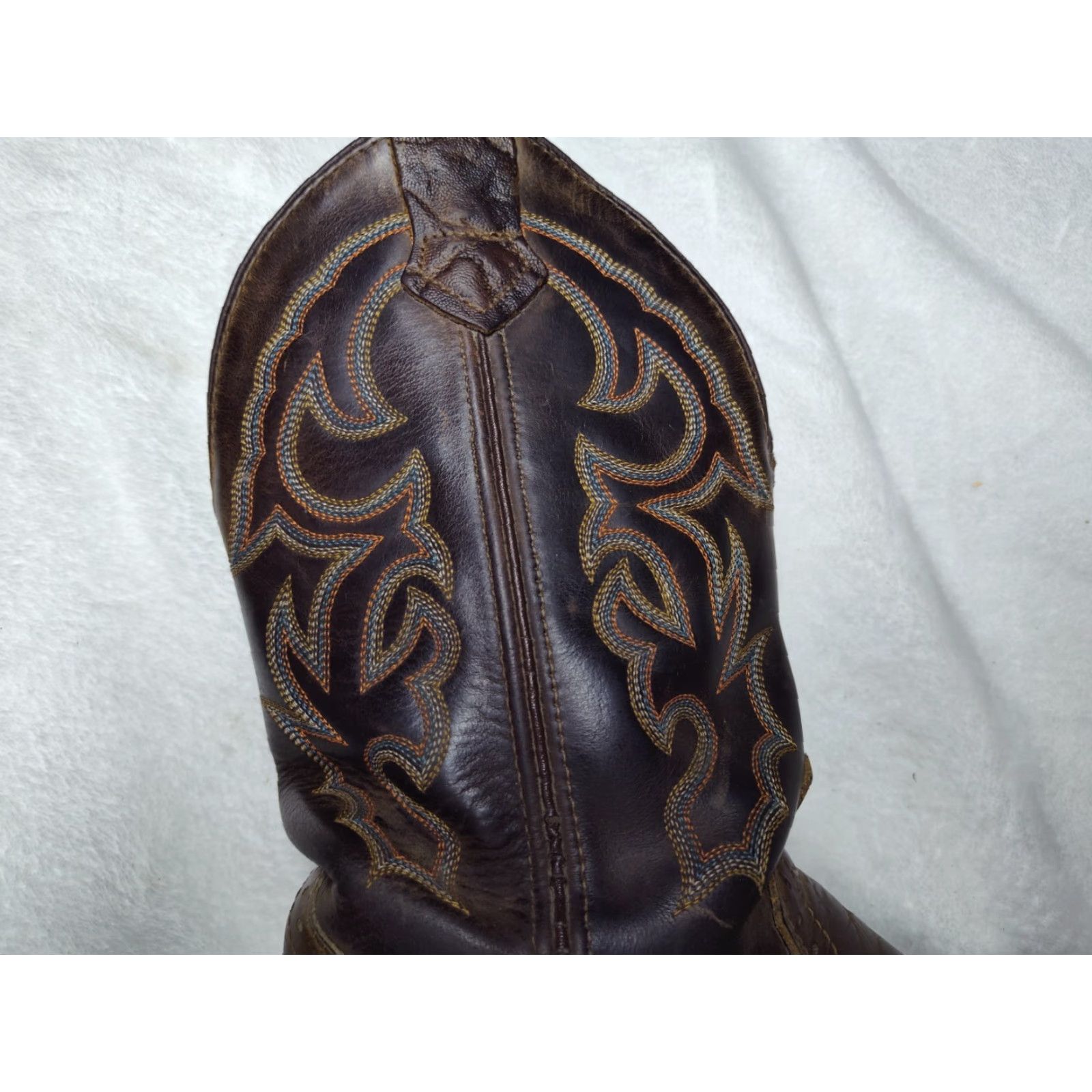 Vintage VINTAGE Double-H Boots Western Boots Men's 8.5D Brown Leather DH4645 Made in USA Square Toe Size US 9 / EU 42 - 3 Thumbnail