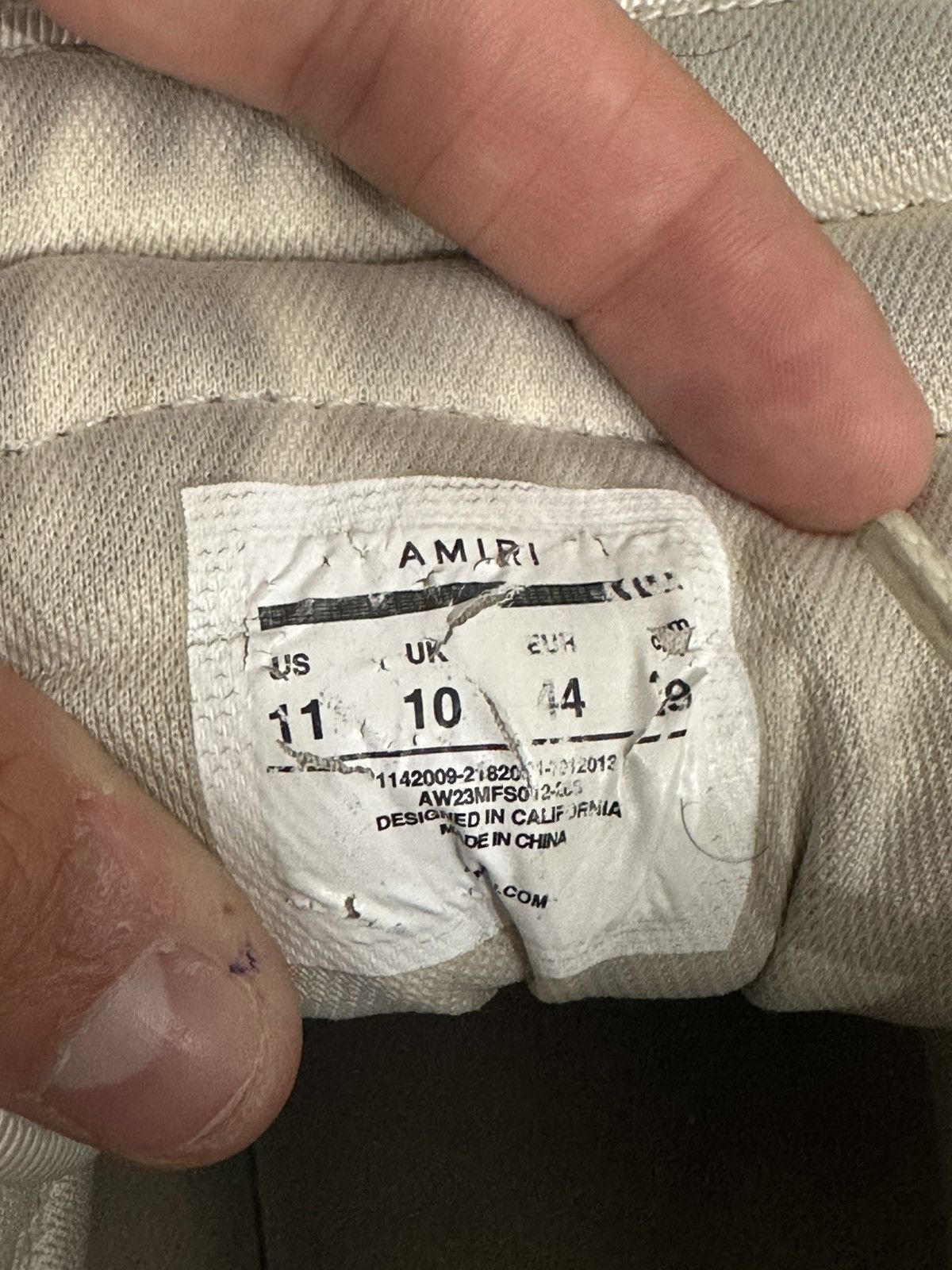 Amiri Amiri Skeleton Size US 11 / EU 44 - 9 Thumbnail
