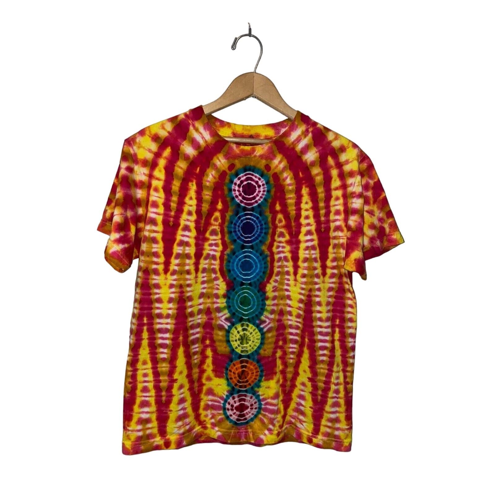 Other Y2K Tye Dye Circles Circle Multicolor Shirt Tee Short Sleeve Size US M / EU 48-50 / 2 - 1 Thumbnail