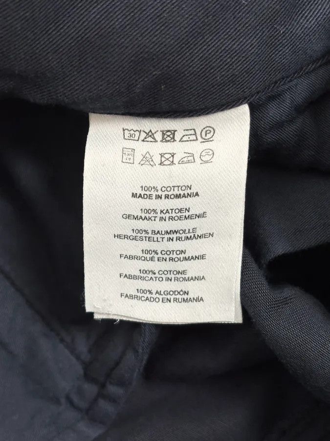 Dries Van Noten Dries Van Noten Navy Minimalist Belted Cozy Pants Size US 34 / EU 50 - 11 Thumbnail