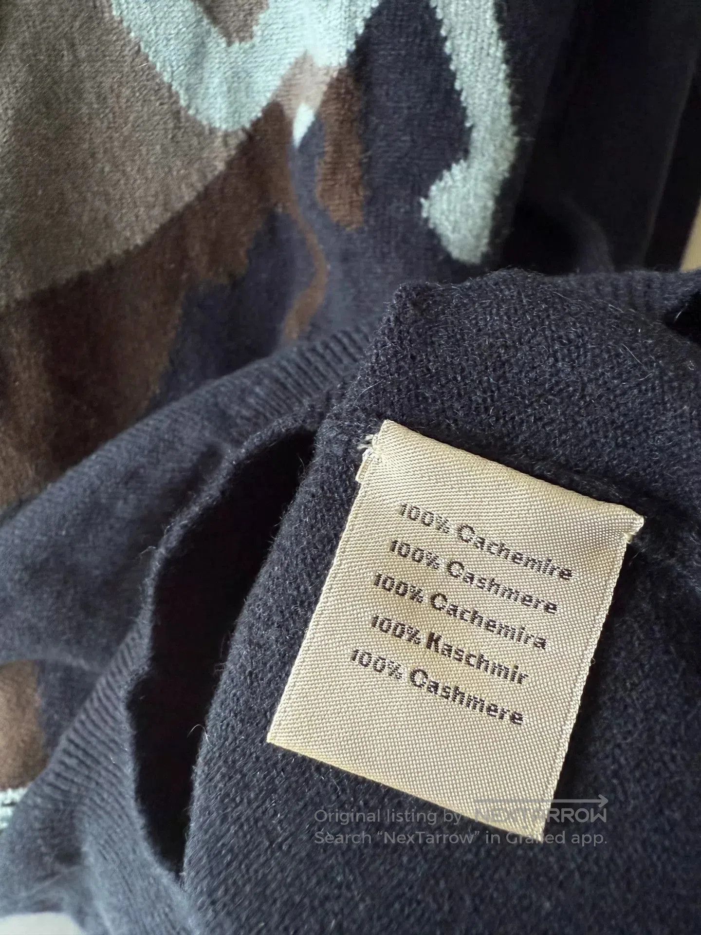 Hermes Hermes Men's Navy Cashmere Sweater. Size US S / EU 44-46 / 1 - 7 Thumbnail
