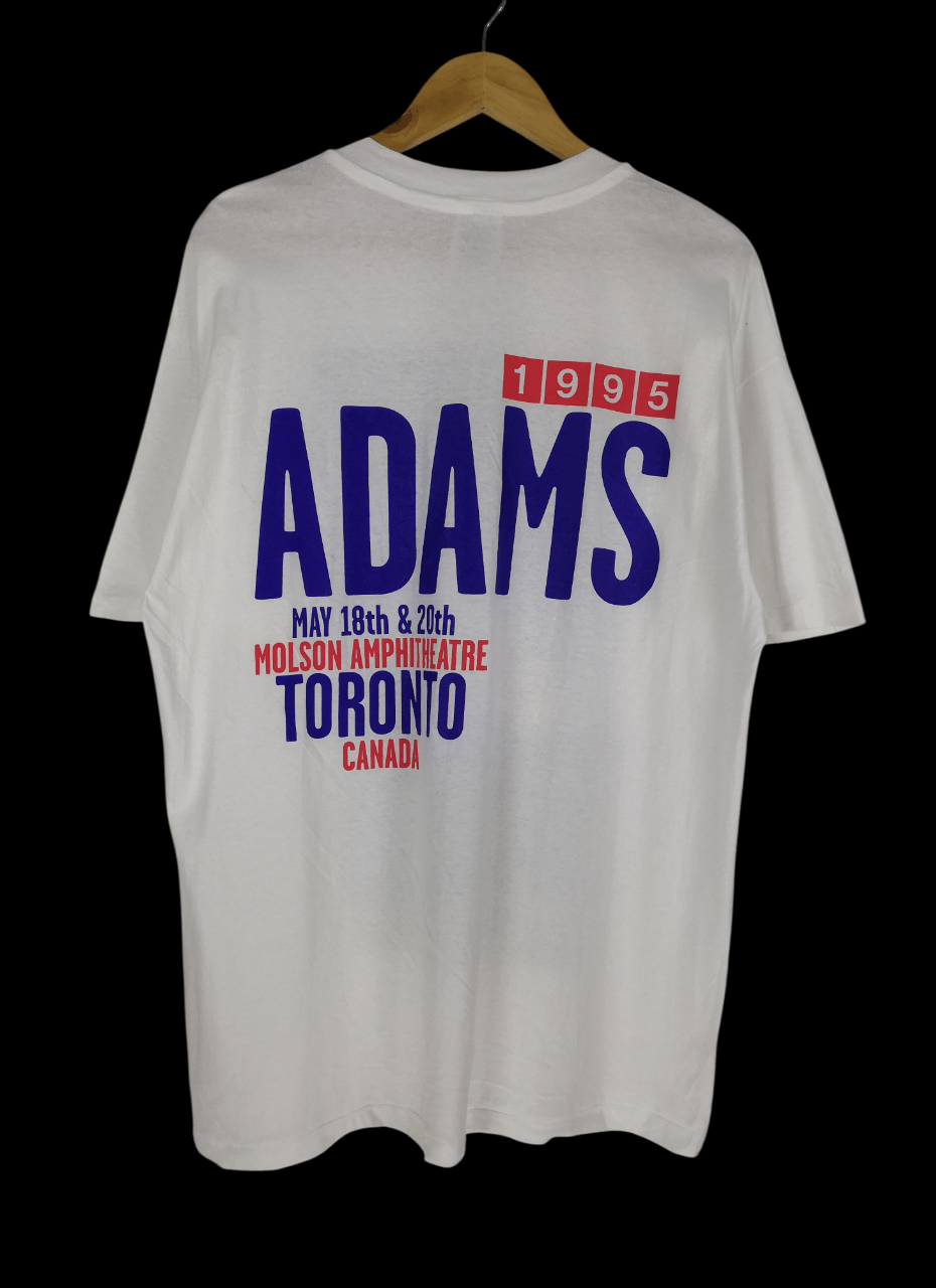 Band Tees Vintage 90s Bryan Adams T-Shirt Band Tee Tour 1995 Size US XL / EU 56 / 4 - 2 Thumbnail