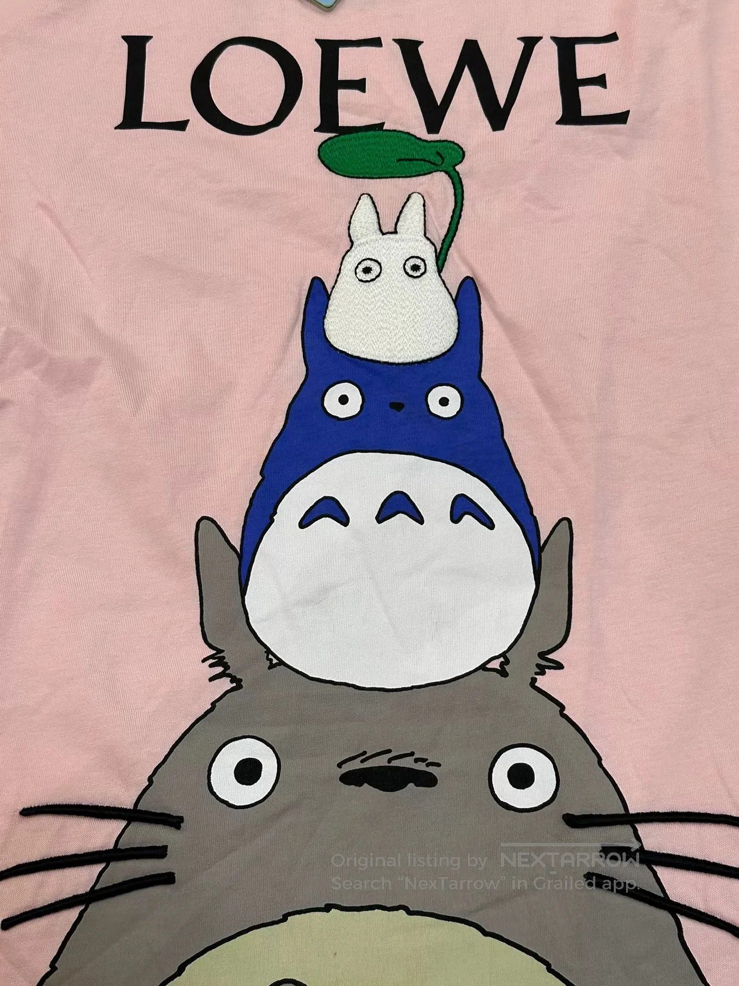 Loewe LOEWE x My Neighbor Totoro Pink T-shirt. Size US S / EU 44-46 / 1 - 2 Thumbnail