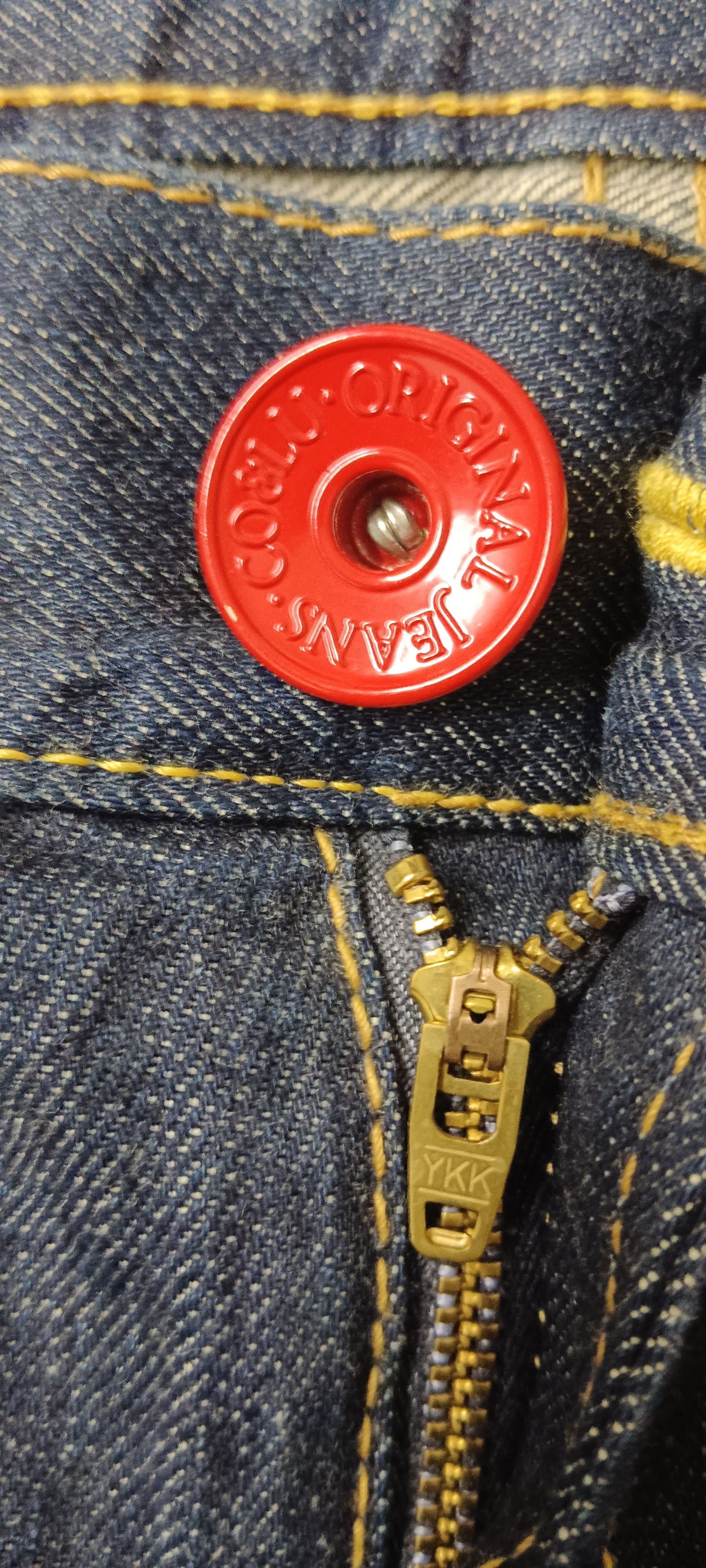Edition Japan Co&Lu Big Iconic Logo Printed Blue Denim Size US 31 - 9 Thumbnail