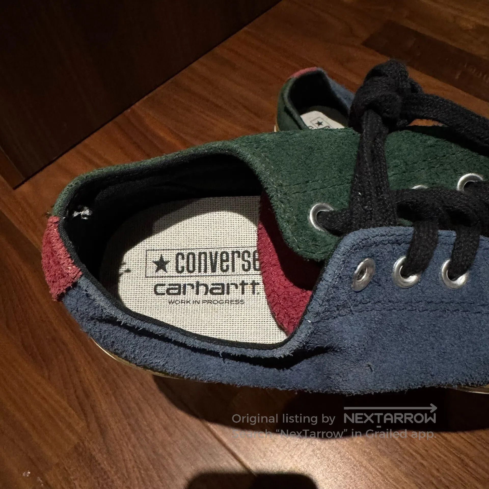 Converse Converse x Carhartt WIP Suede Sneakers. Size US 9.5 / EU 42-43 - 4 Thumbnail