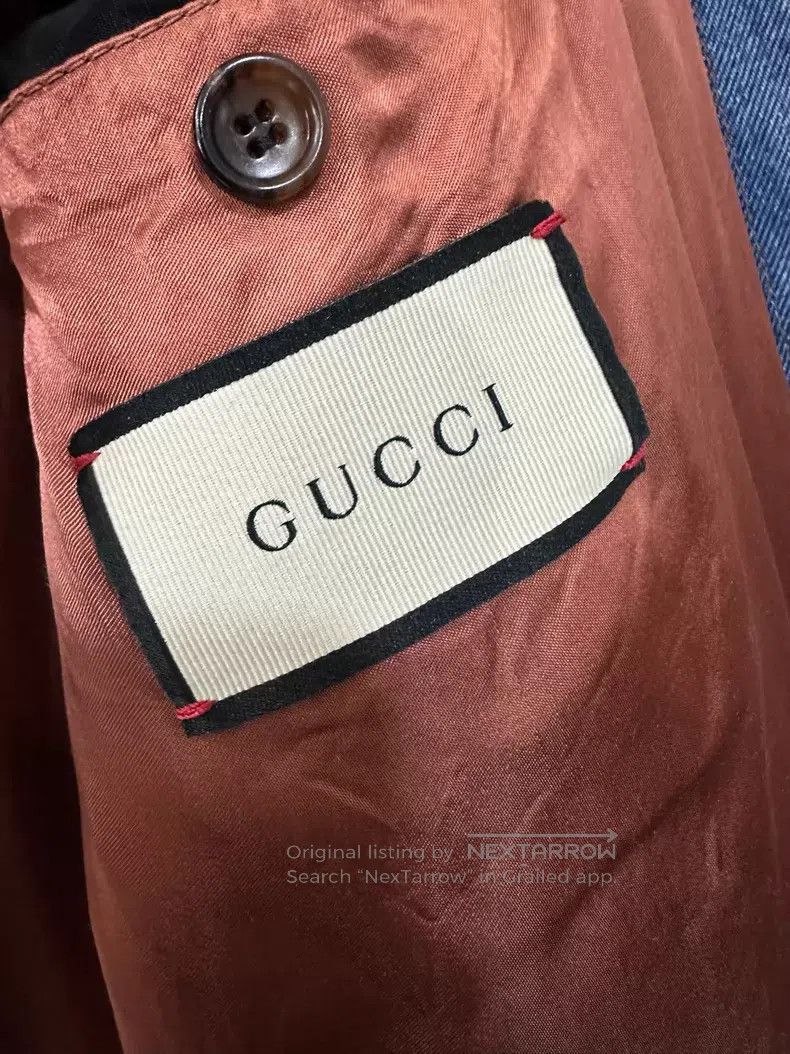Gucci Gucci Sanskrit denim jacket Size US M / EU 48-50 / 2 - 3 Thumbnail